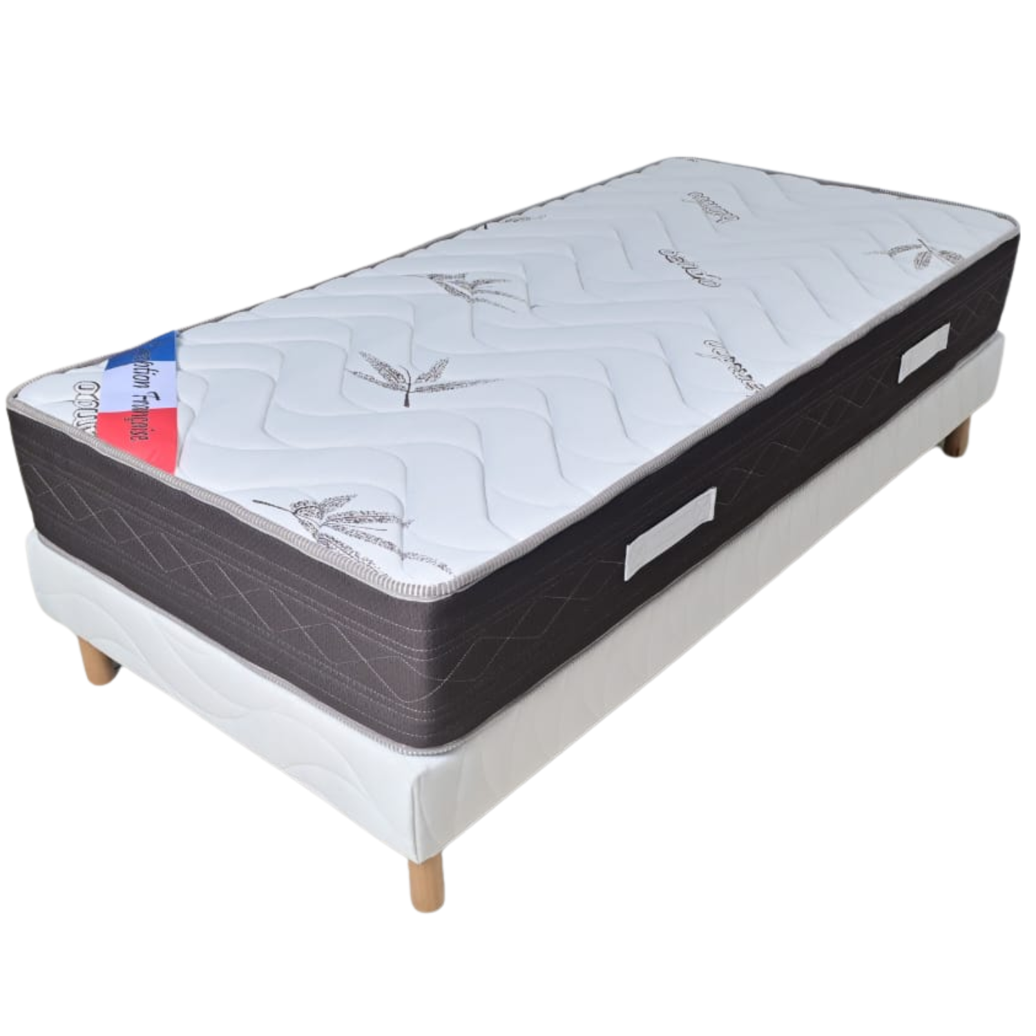 Matelas  25 cm – Mousse Haute Densité 5 Zones, Confort Ergonomique et Hypoallergénique