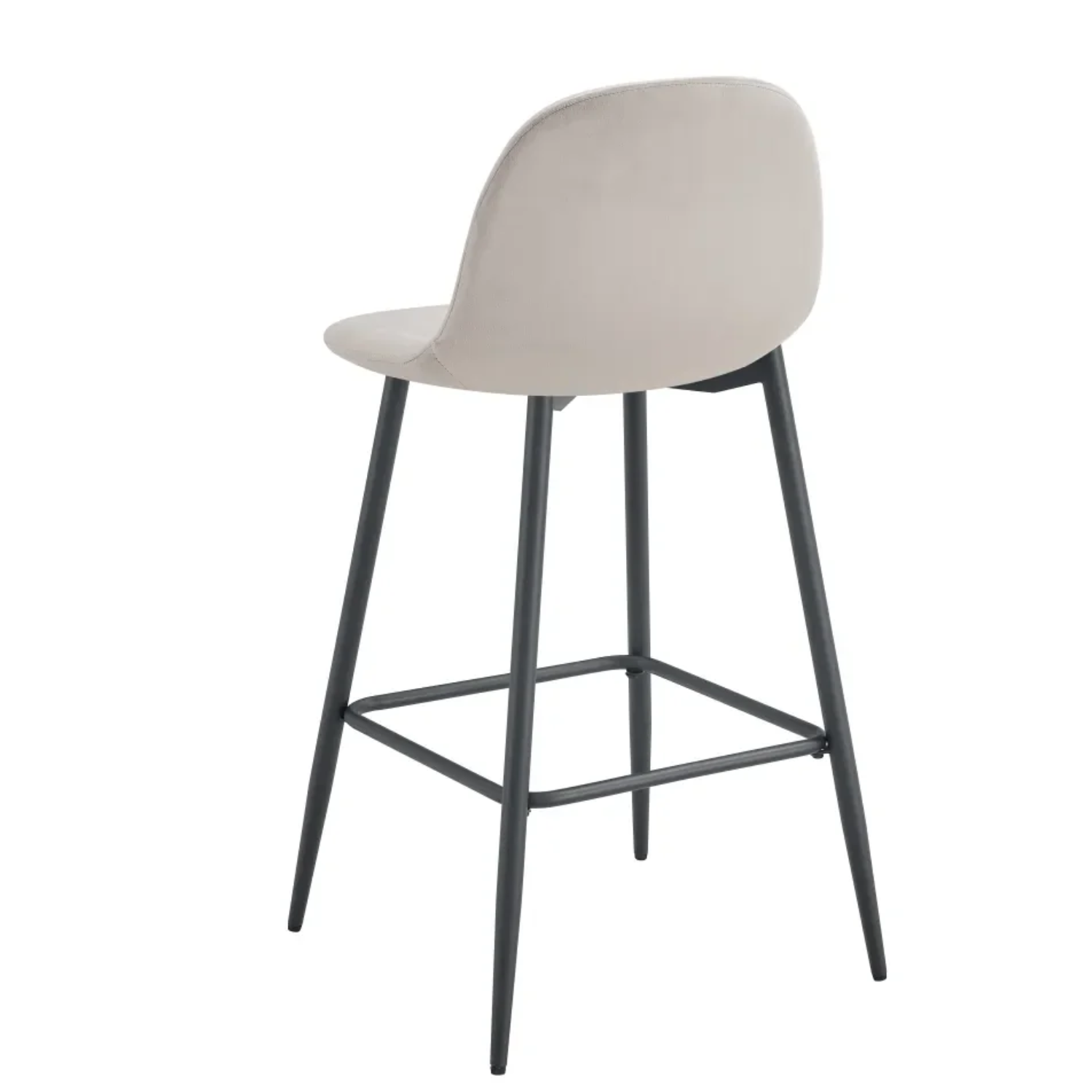 Tabouret de bar élégant en velours et métal doré – Chic, Confort et Style Scandinave