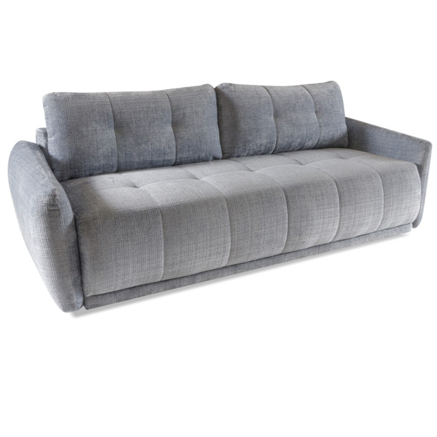 Canapé convertible 3 places avec coffre, couchage 142x200 cm, style moderne et fonctionnel