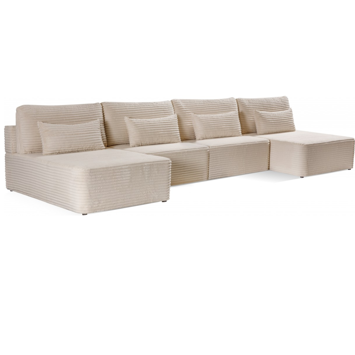Canapé d’Angle MAXI U- – Convertible avec Coffre, 427 cm