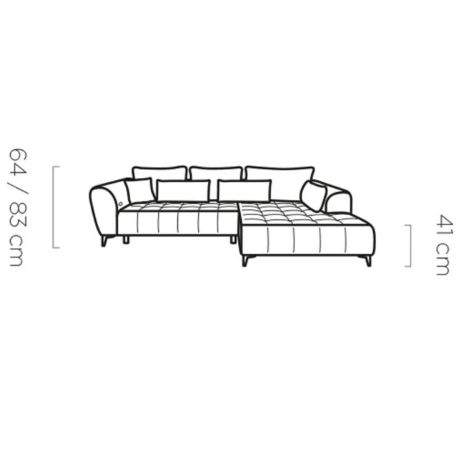 Canapé d’Angle  – Grand Confort avec Profondeur d’Assise Réglable Électriquement