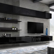 FLY I1 wall unit, noir brillant — vue 2