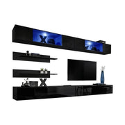 FLY I3 wall unit, noir brillant — vue 2