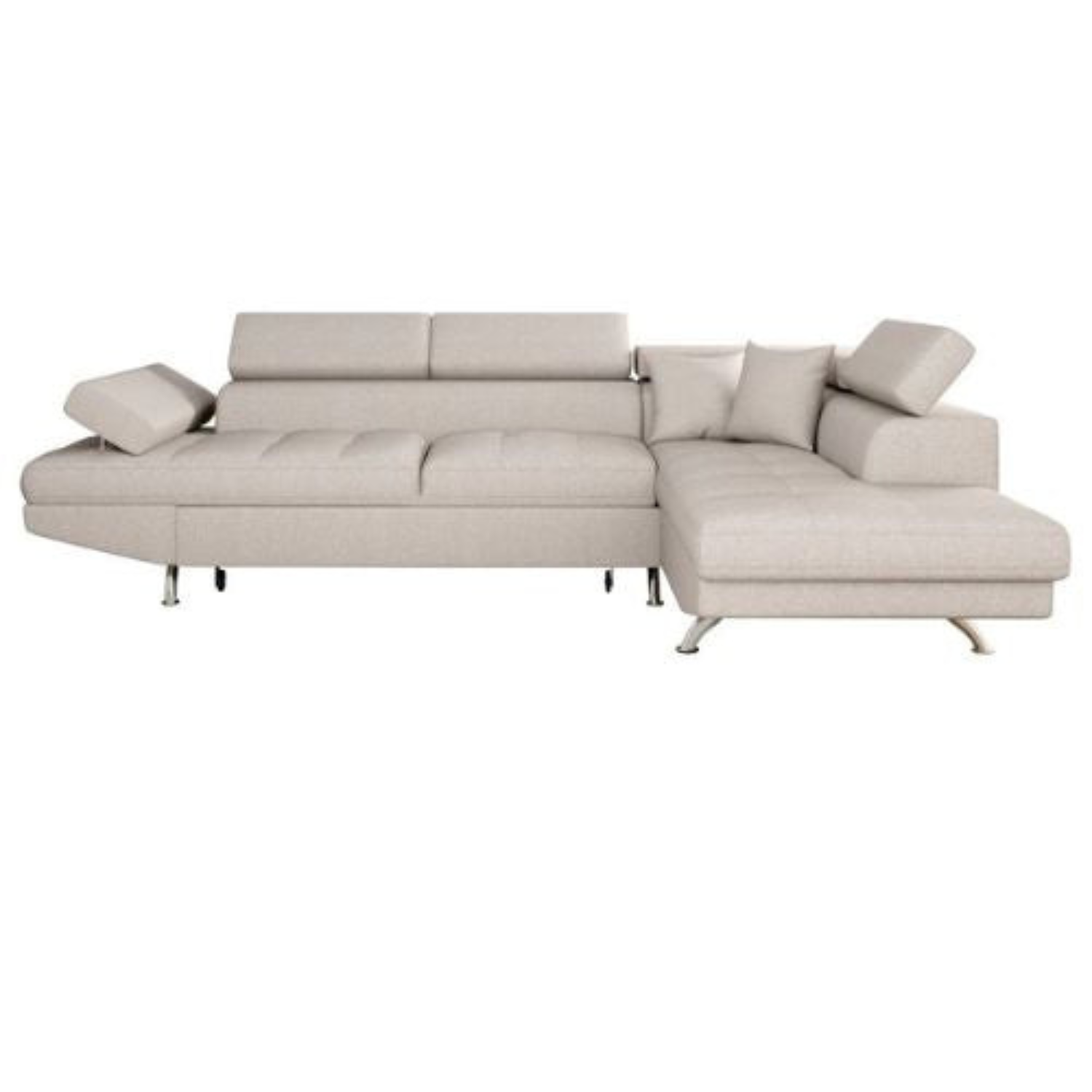 Canapé d'angle  convertible panoramique 5 places avec coffre – Confort, design et praticité au quotidien