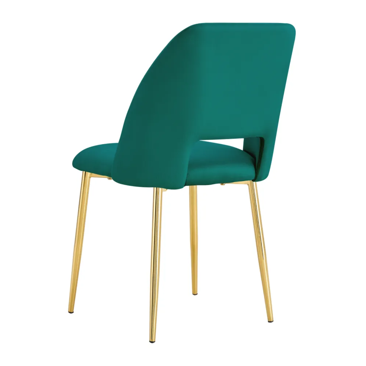 Chaise en  Tissu Doudou, Velours ou Sergé – Pieds Métal Noir ou Chrome