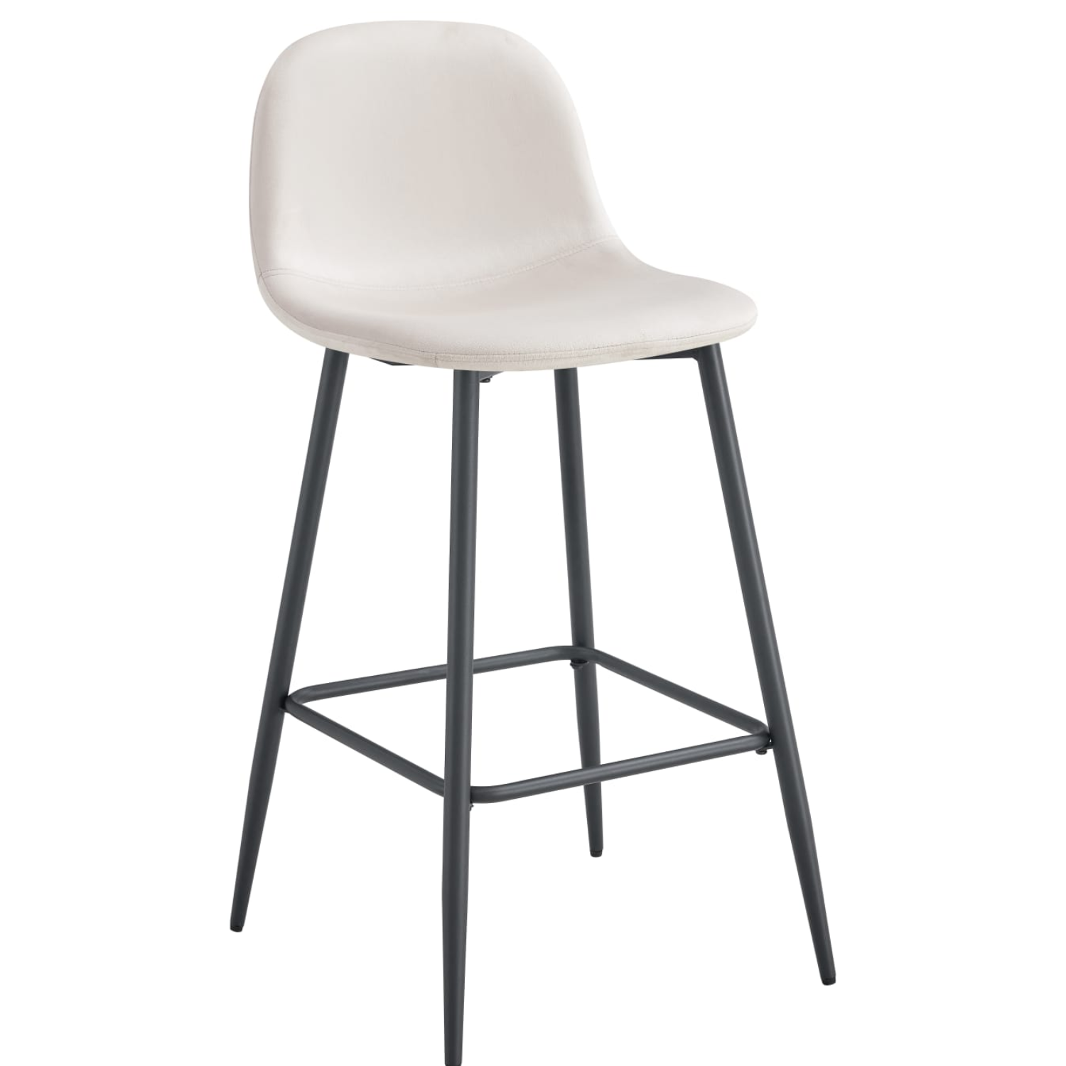 Tabouret de bar élégant en velours et métal doré – Chic, Confort et Style Scandinave