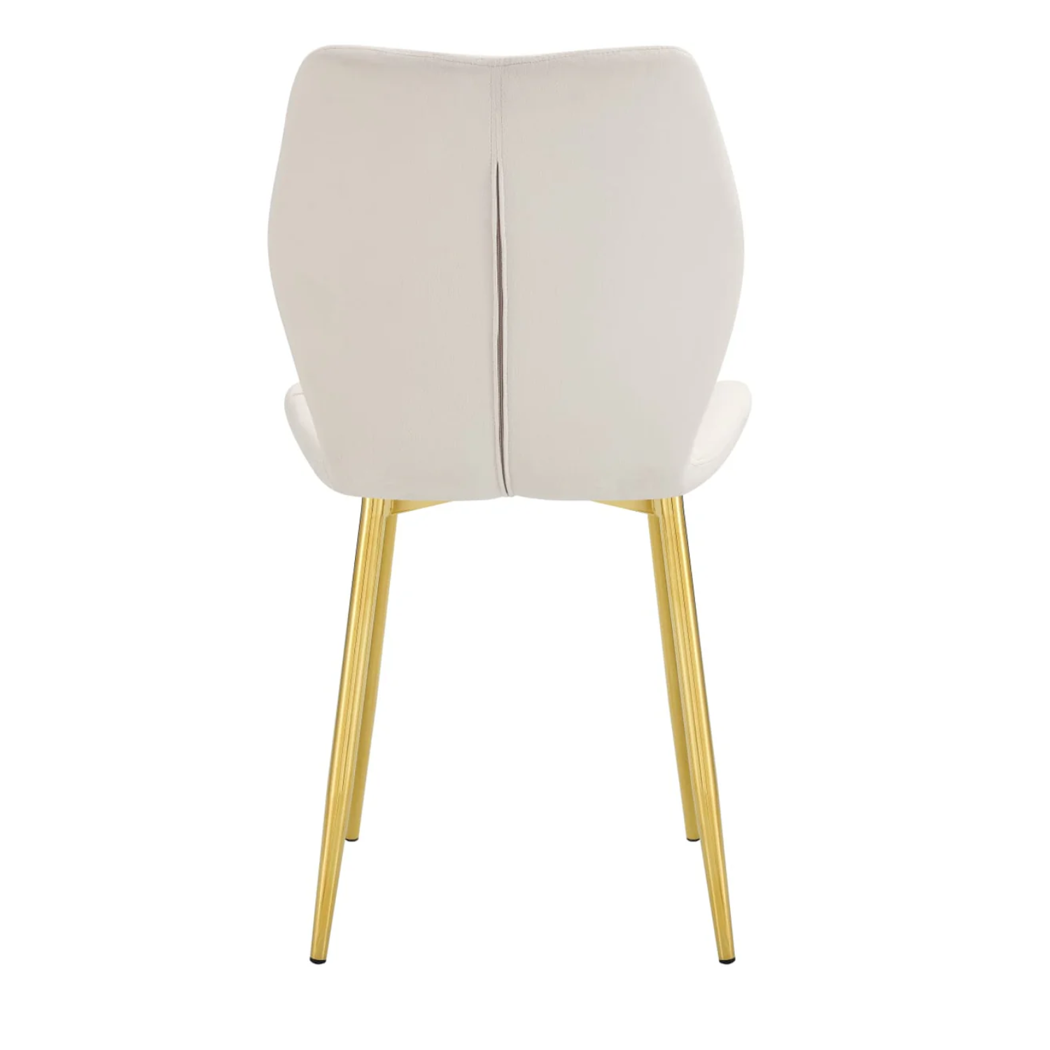 Chaise  en Velours avec Pieds Métal Noir