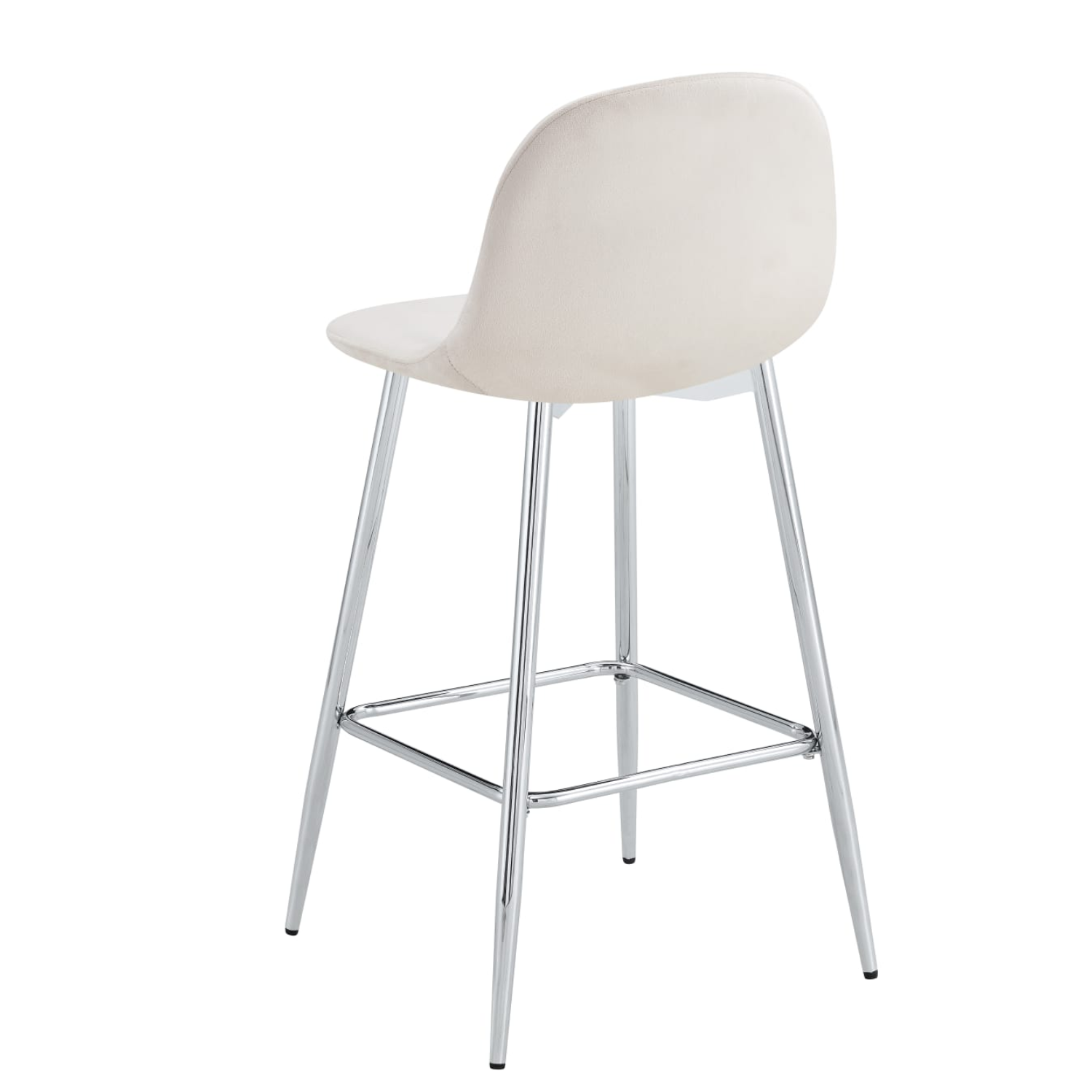 Tabouret de bar élégant en velours et métal doré – Chic, Confort et Style Scandinave