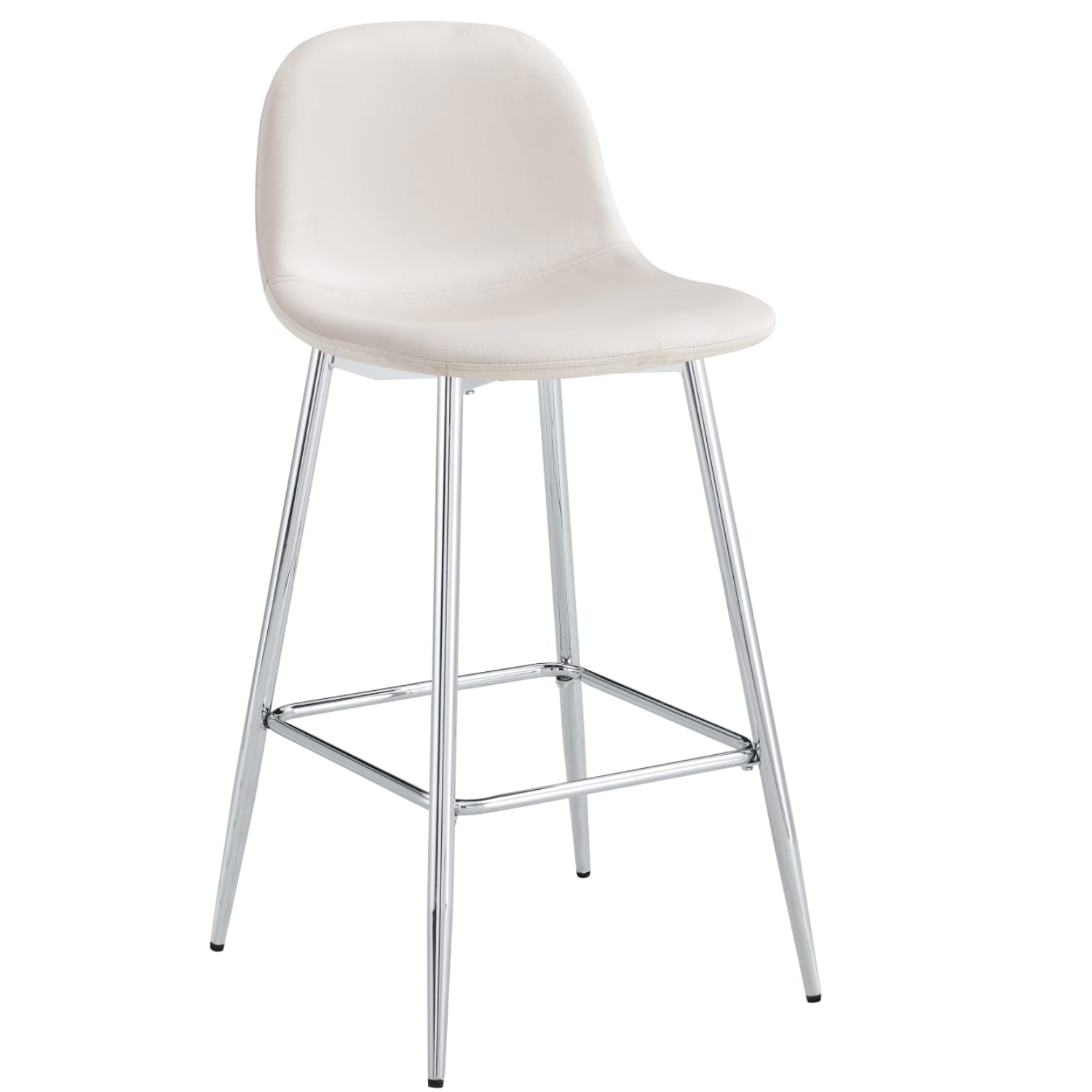 Tabouret de bar élégant en velours et métal doré – Chic, Confort et Style Scandinave