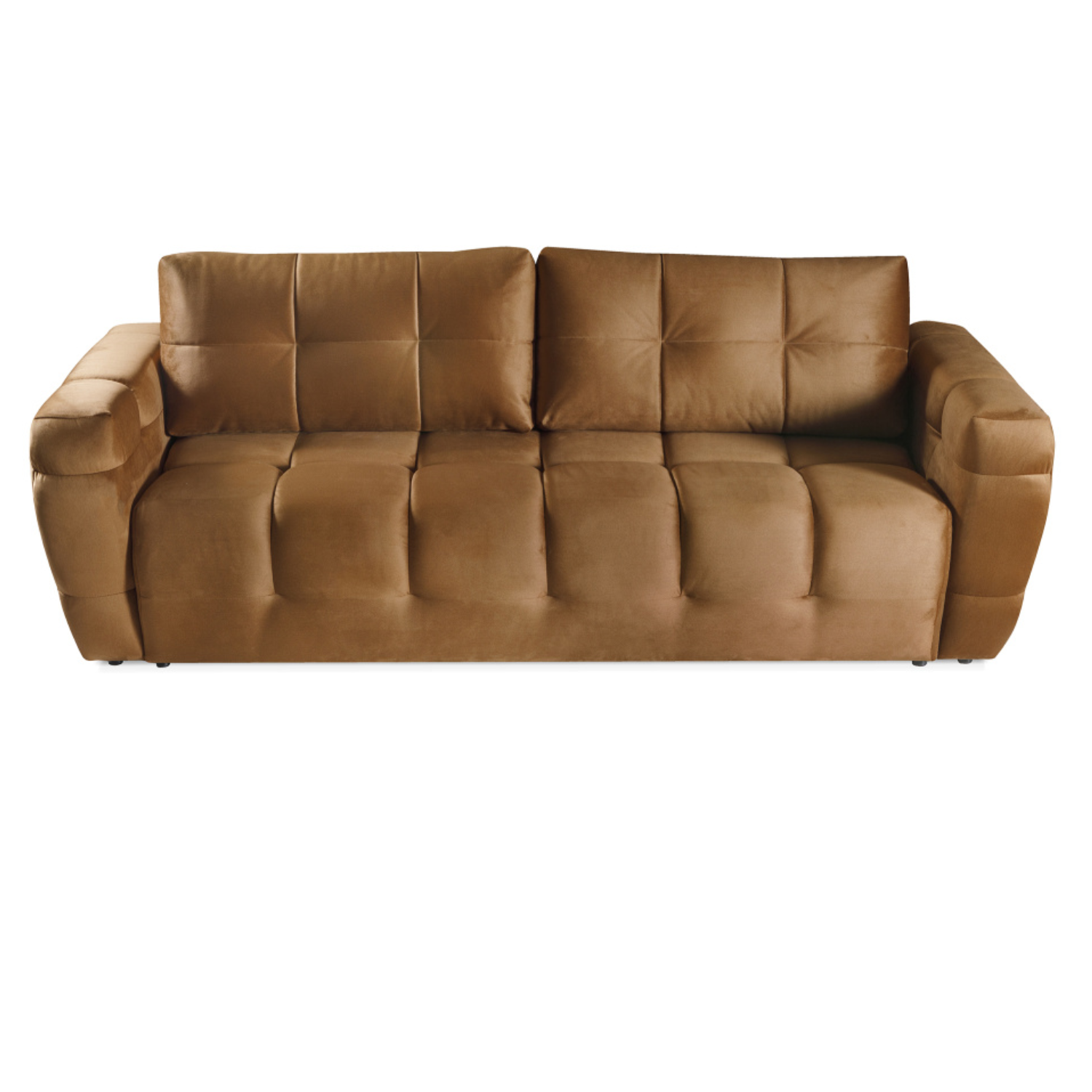 Canapé Convertible 3 Places  avec Coffre de Rangement et Fonction Lit 142x200 cm