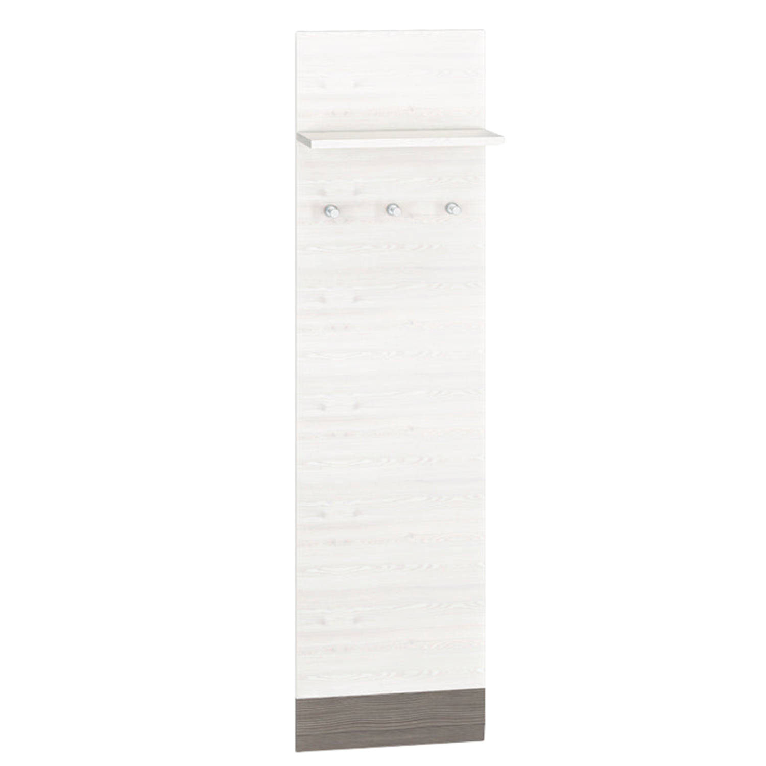 Cintre en Pin des Neiges et MDF Gris Neuf avec Bordure ABS