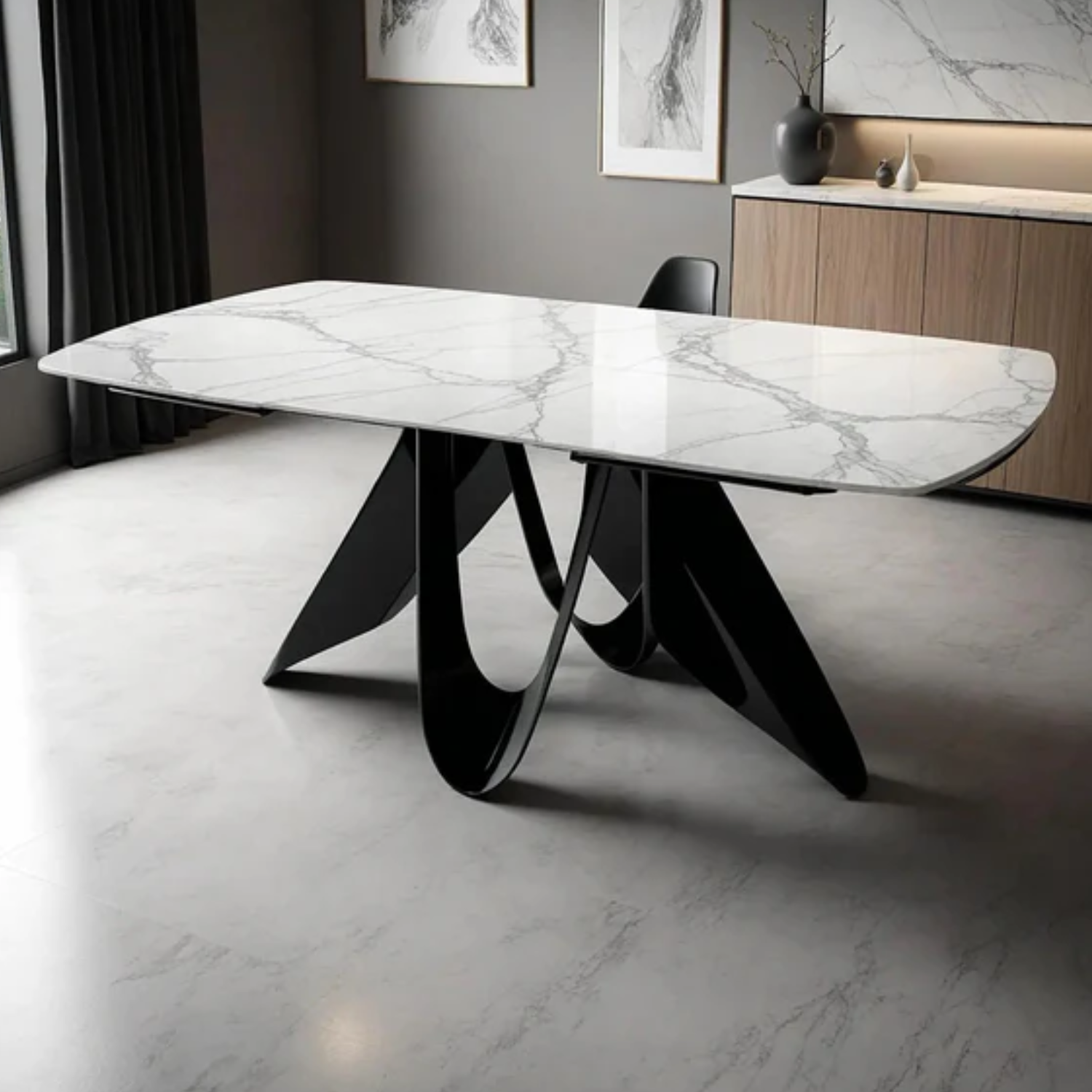 La table de salle à manger extensible Bella : l'alliance parfaite du design épuré et de la fonctionnalité