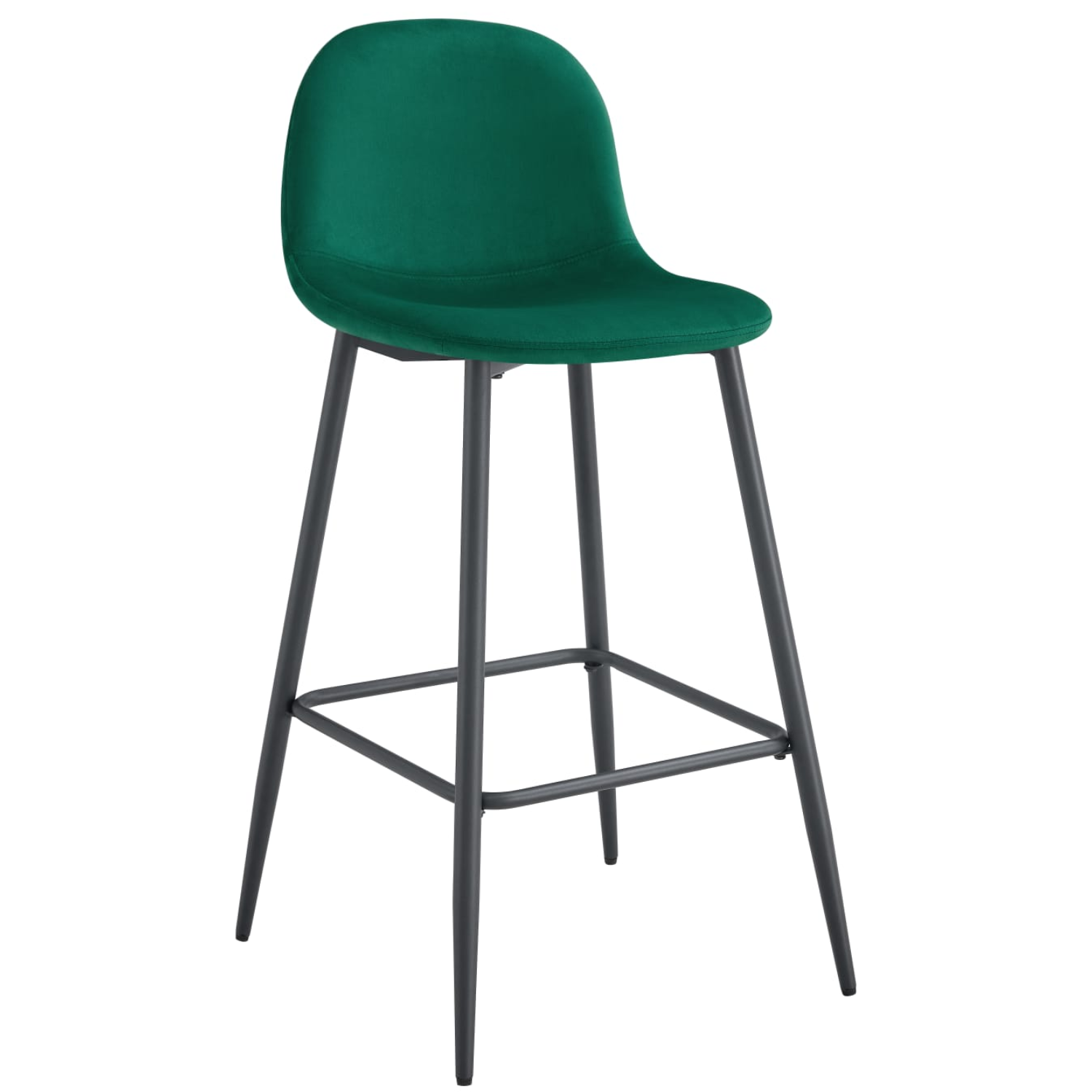 Tabouret de bar élégant en velours et métal doré – Chic, Confort et Style Scandinave
