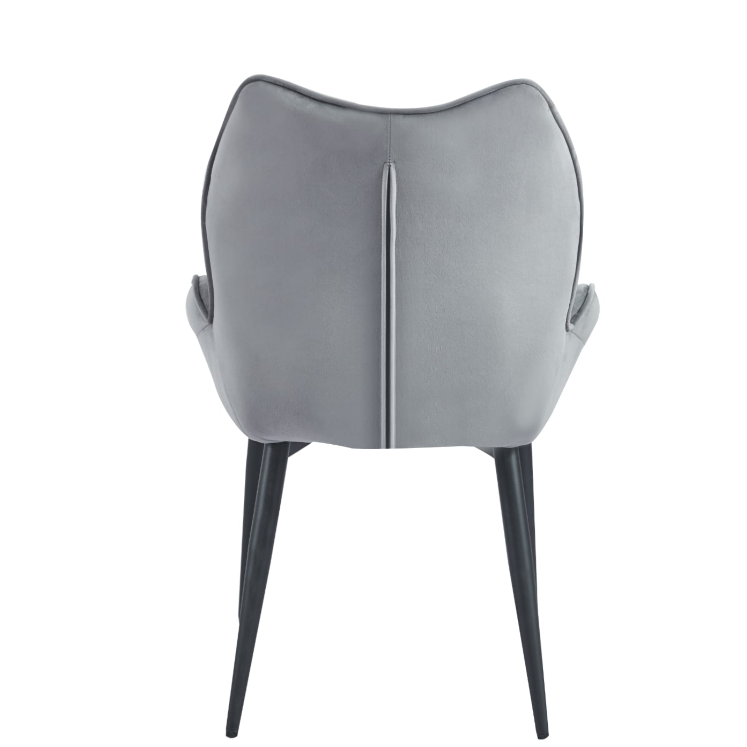 chaise  Assise ergonomique en velours & pieds métal
