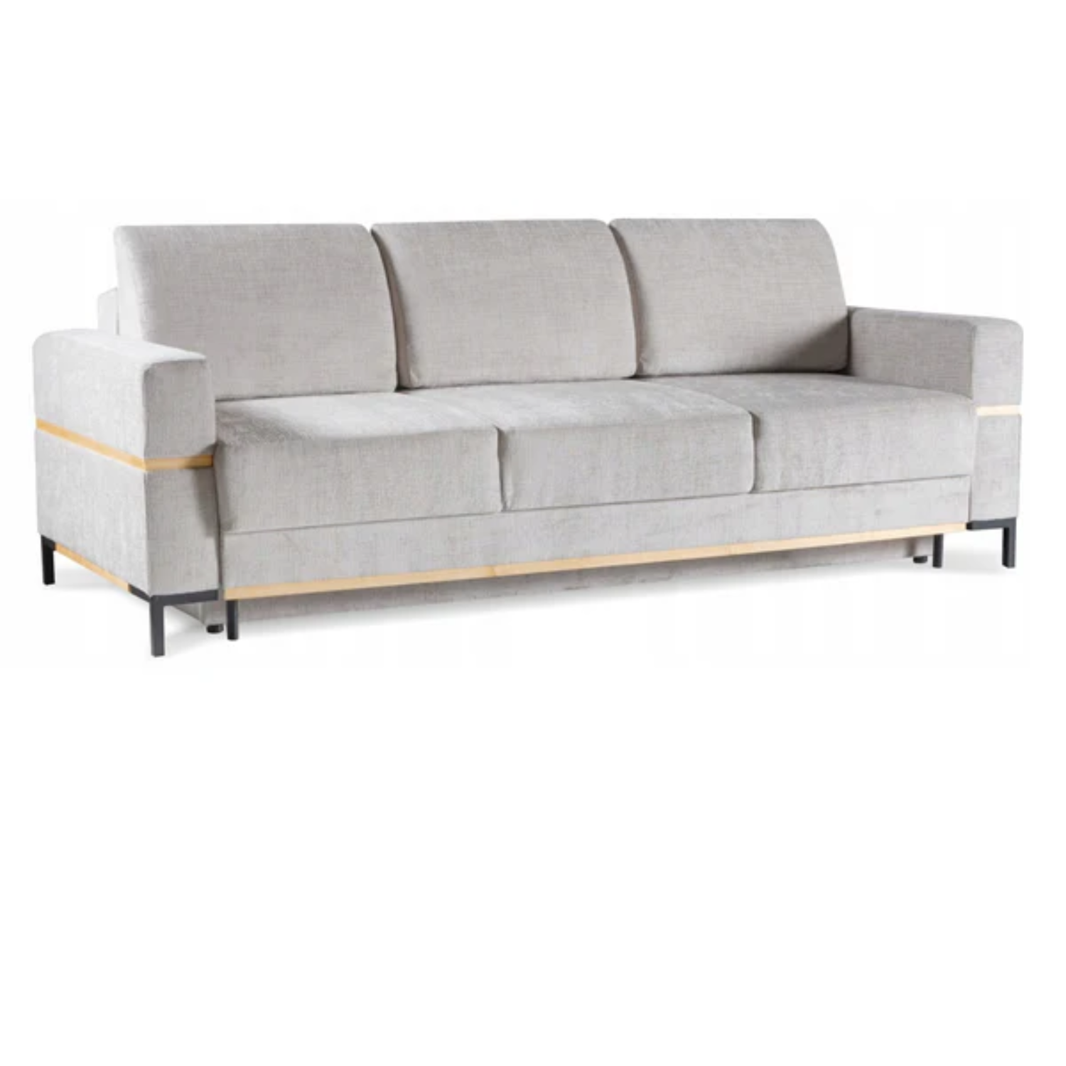 Canapé convertible 234 cm avec fonction couchage, coffre dépliage automatique DL – confort et gain de place