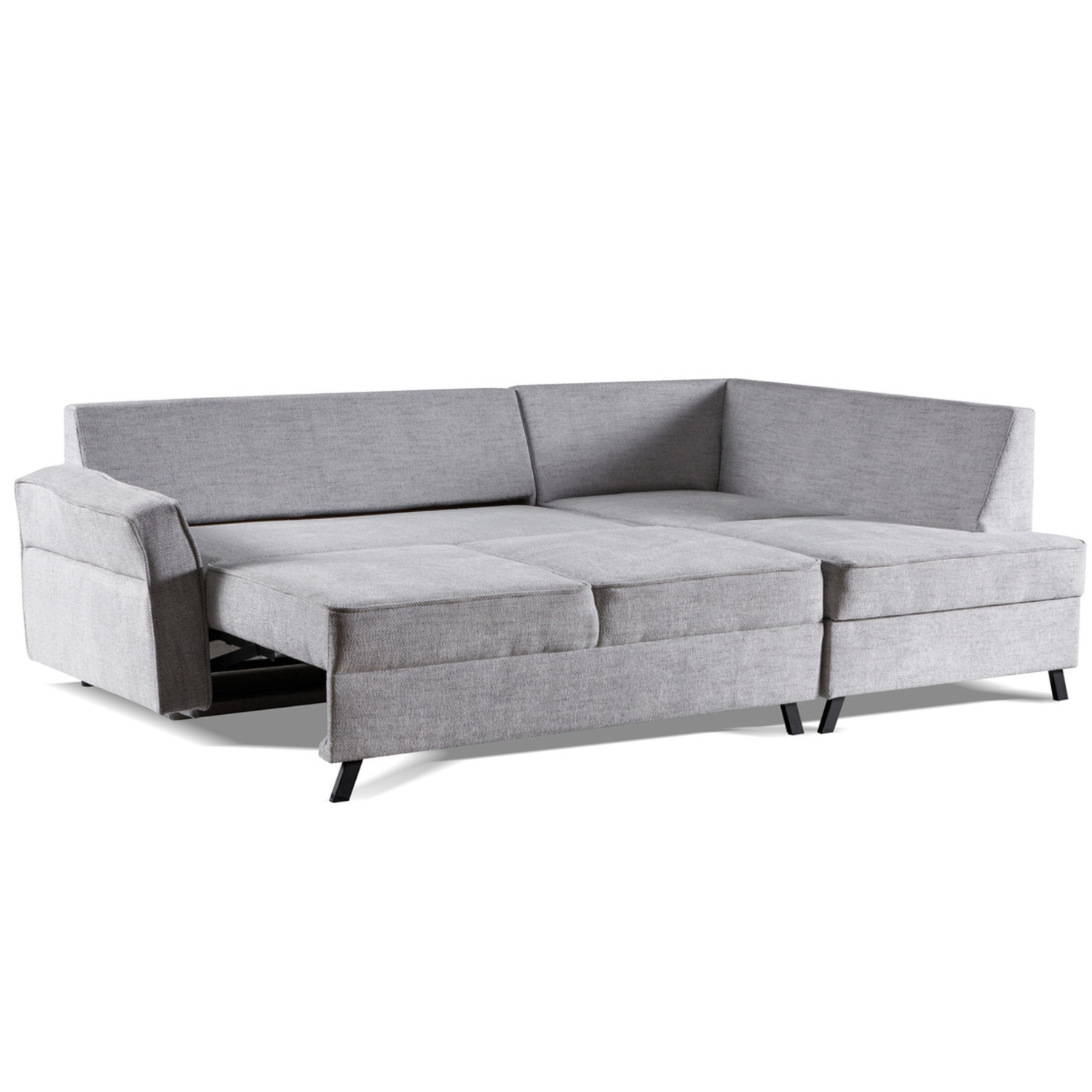 Canapé d’angle convertible avec rangement – Couchage 140x203 cm – Style moderne