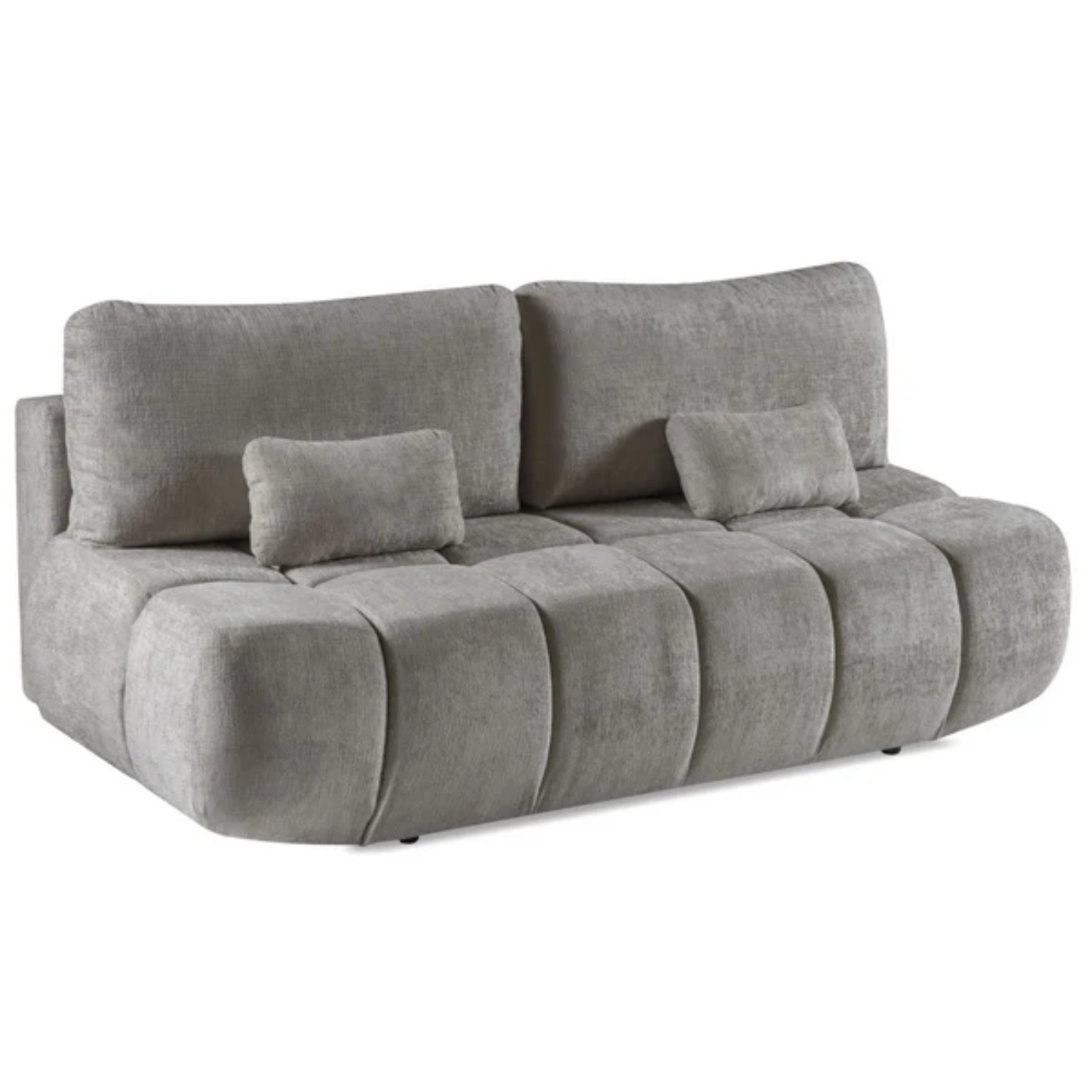 Canapé pratique 207 cm sans côtés avec fonction couchage et coffre