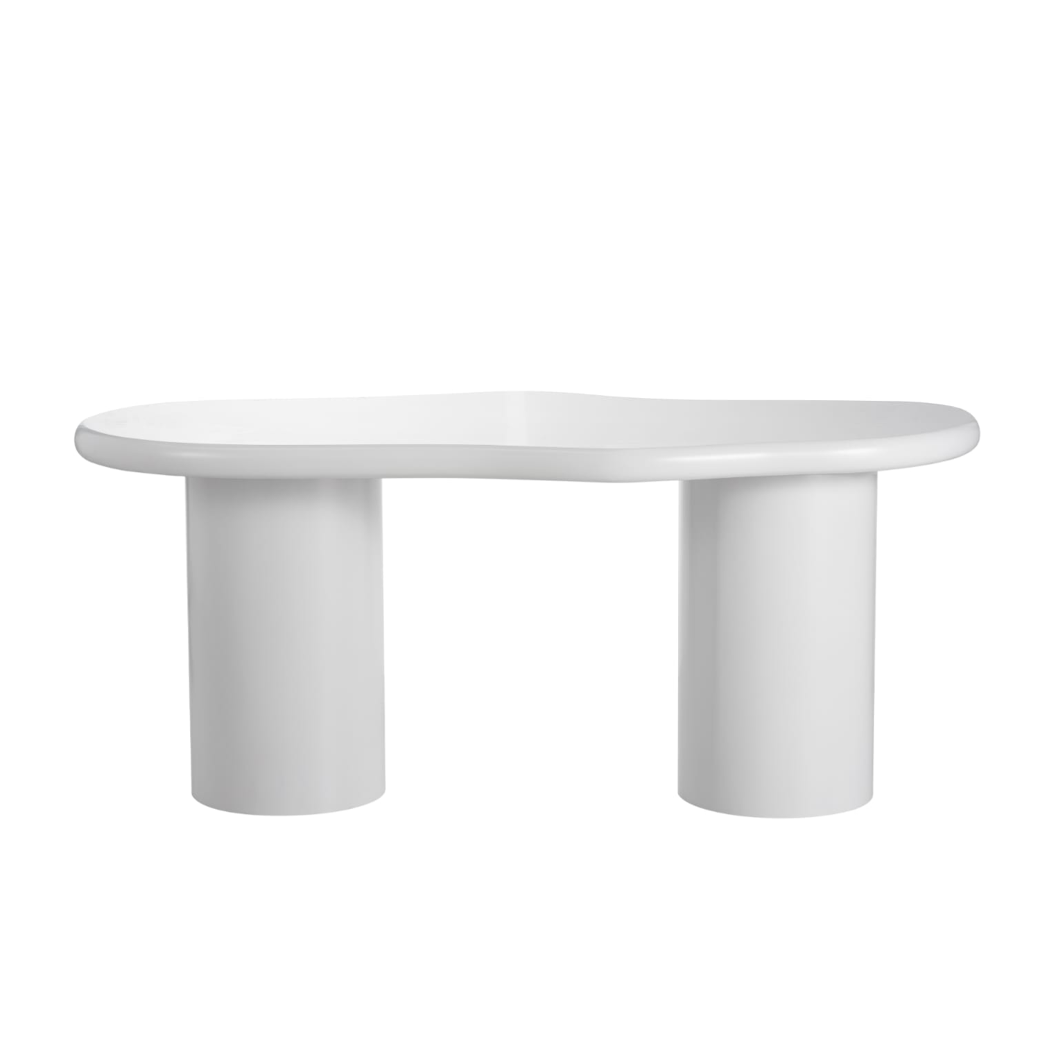 Table à Manger Design Blanc Mat – Plateau MDF 180x90 cm