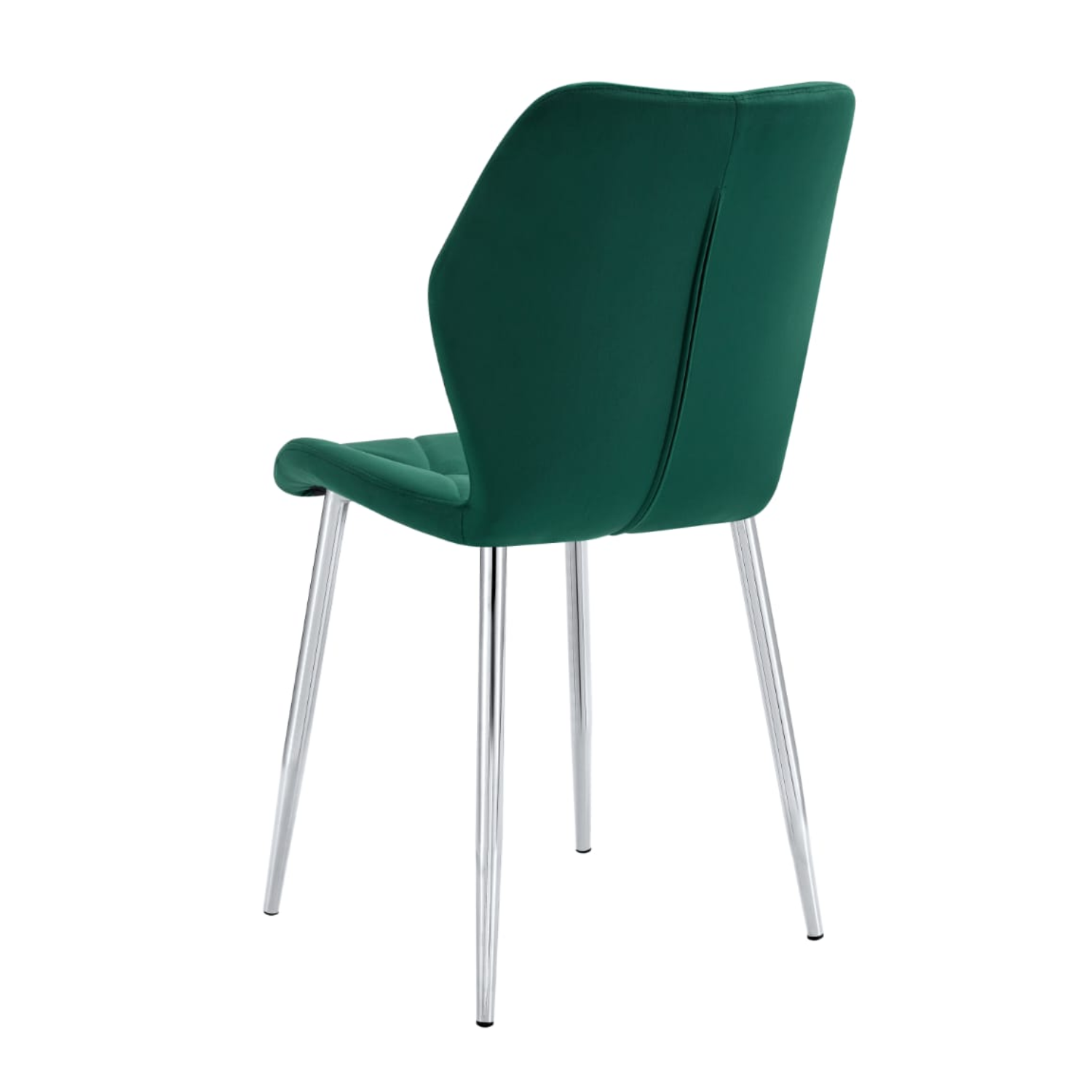 Chaise  en Velours avec Pieds Métal Noir