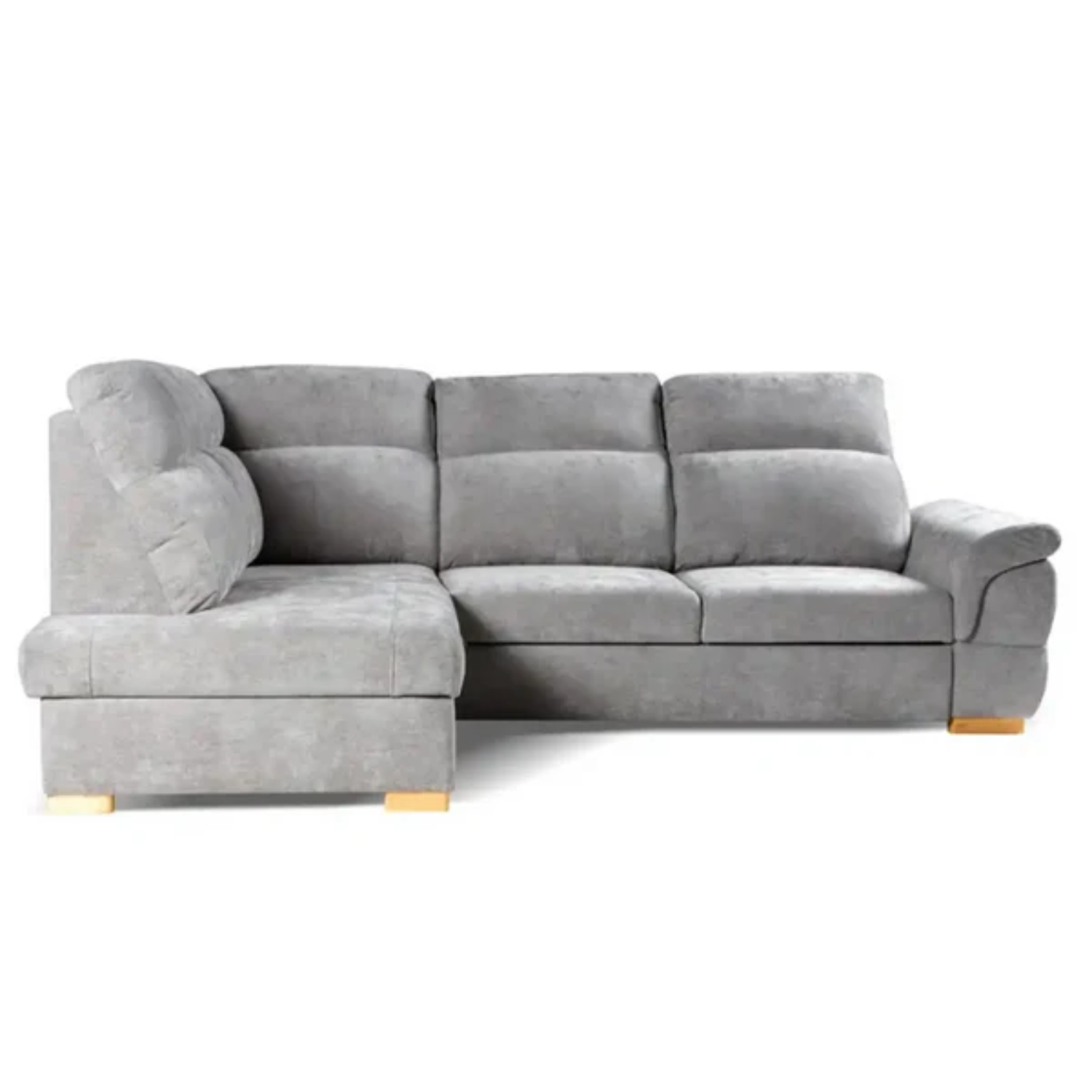 Canapé d’angle convertible avec coffre – 272x201 cm – Couchage 200x140 cm