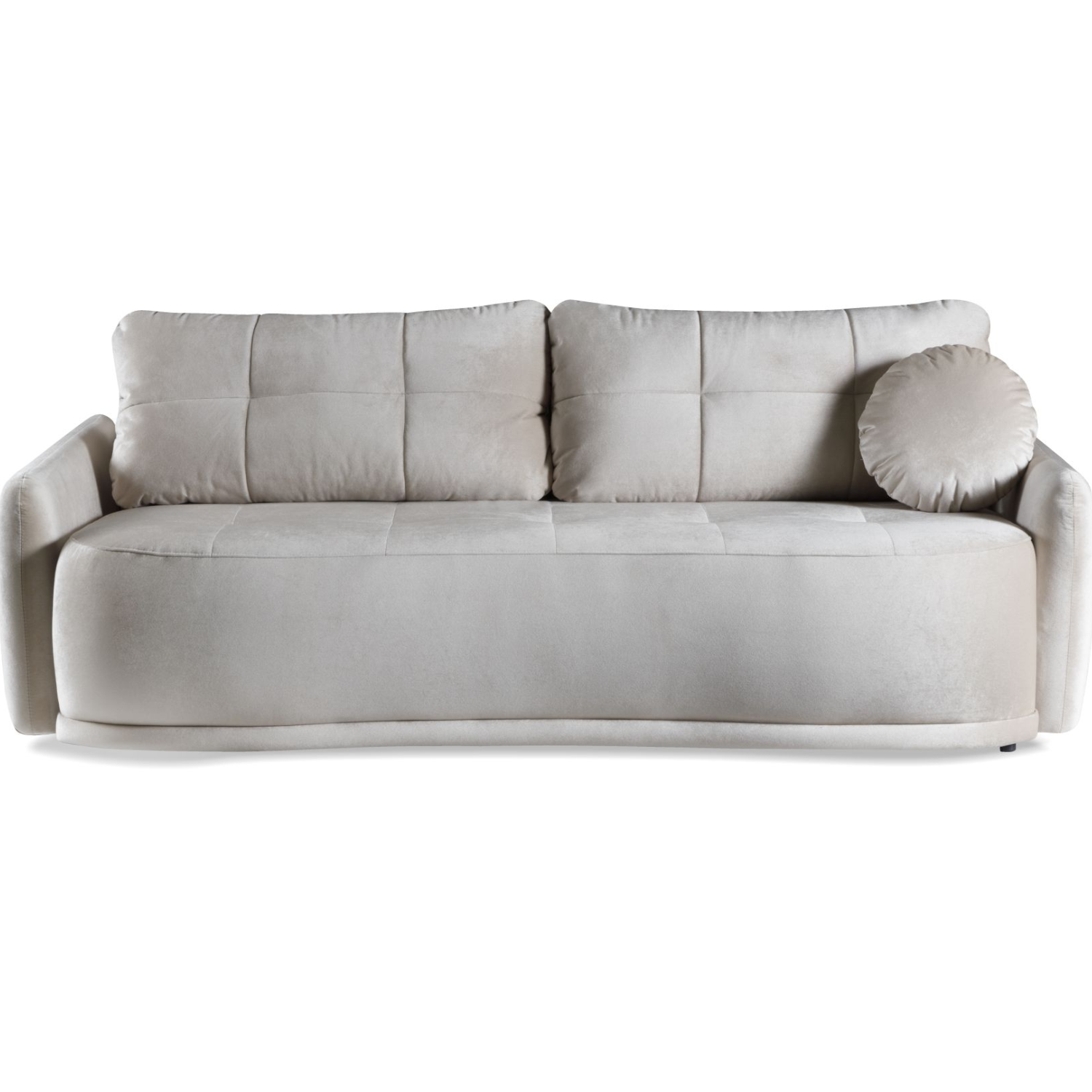 Canapé d’angle avec fonction couchage, coffre de rangement et revêtement tissu