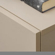 GINA wall unit 270 cm with a corner bio fireplace, black marble and Szara Glina — vue 3