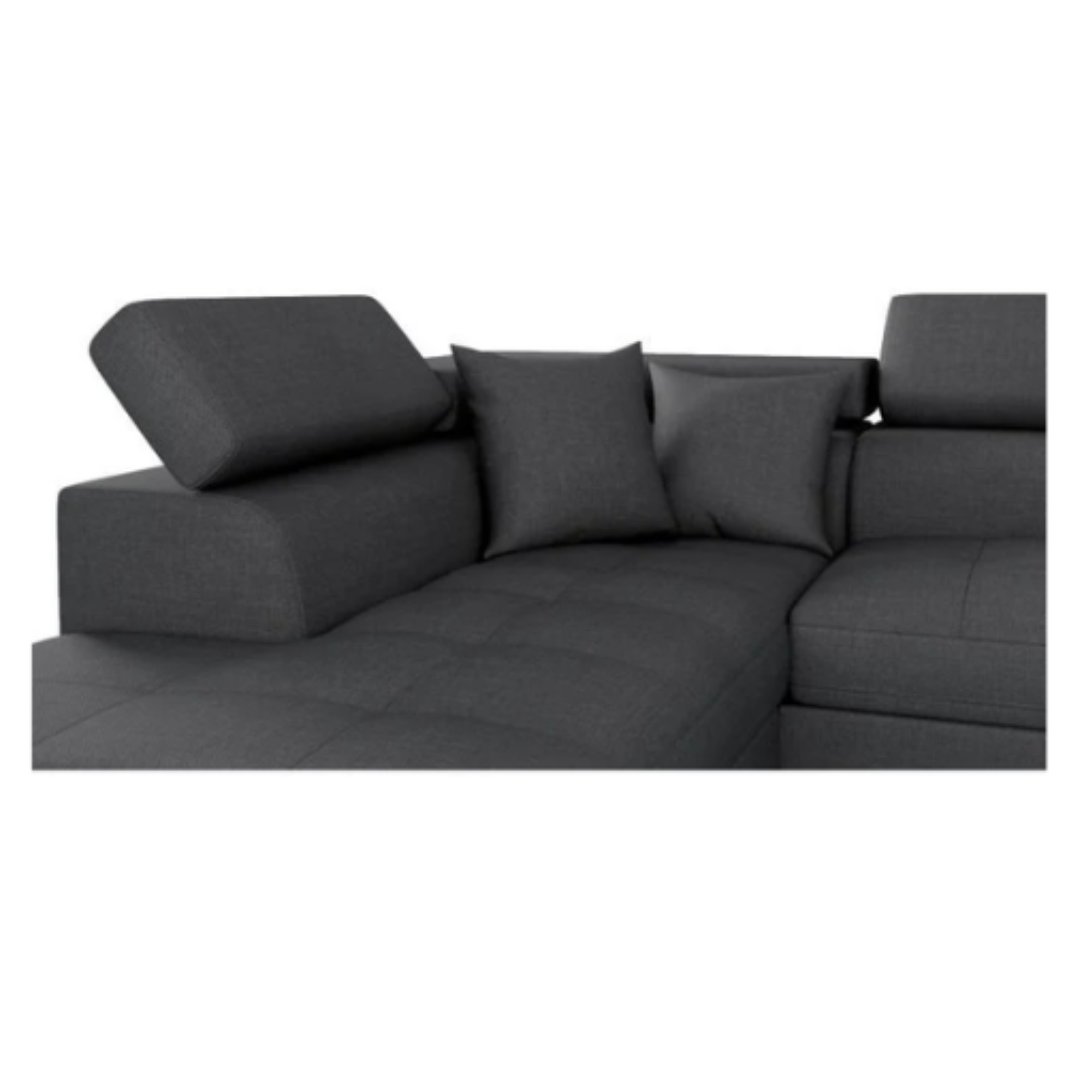 Canapé d'angle  convertible panoramique 5 places avec coffre – Confort, design et praticité au quotidien