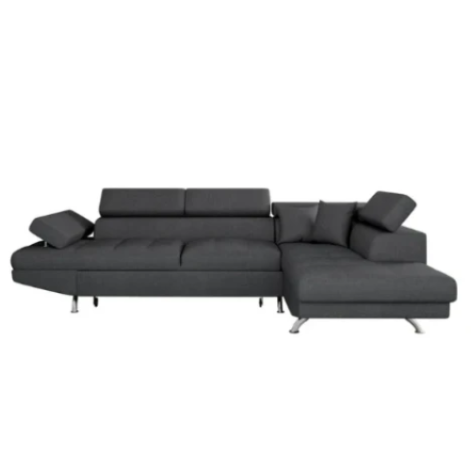 Canapé d'angle  convertible panoramique 5 places avec coffre – Confort, design et praticité au quotidien