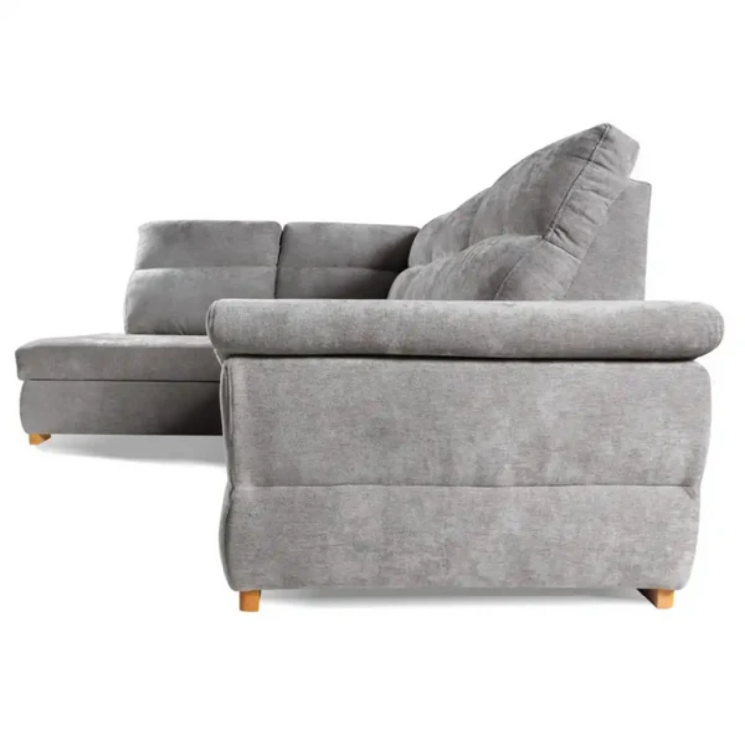 Canapé d’angle convertible avec coffre – 272x201 cm – Couchage 200x140 cm