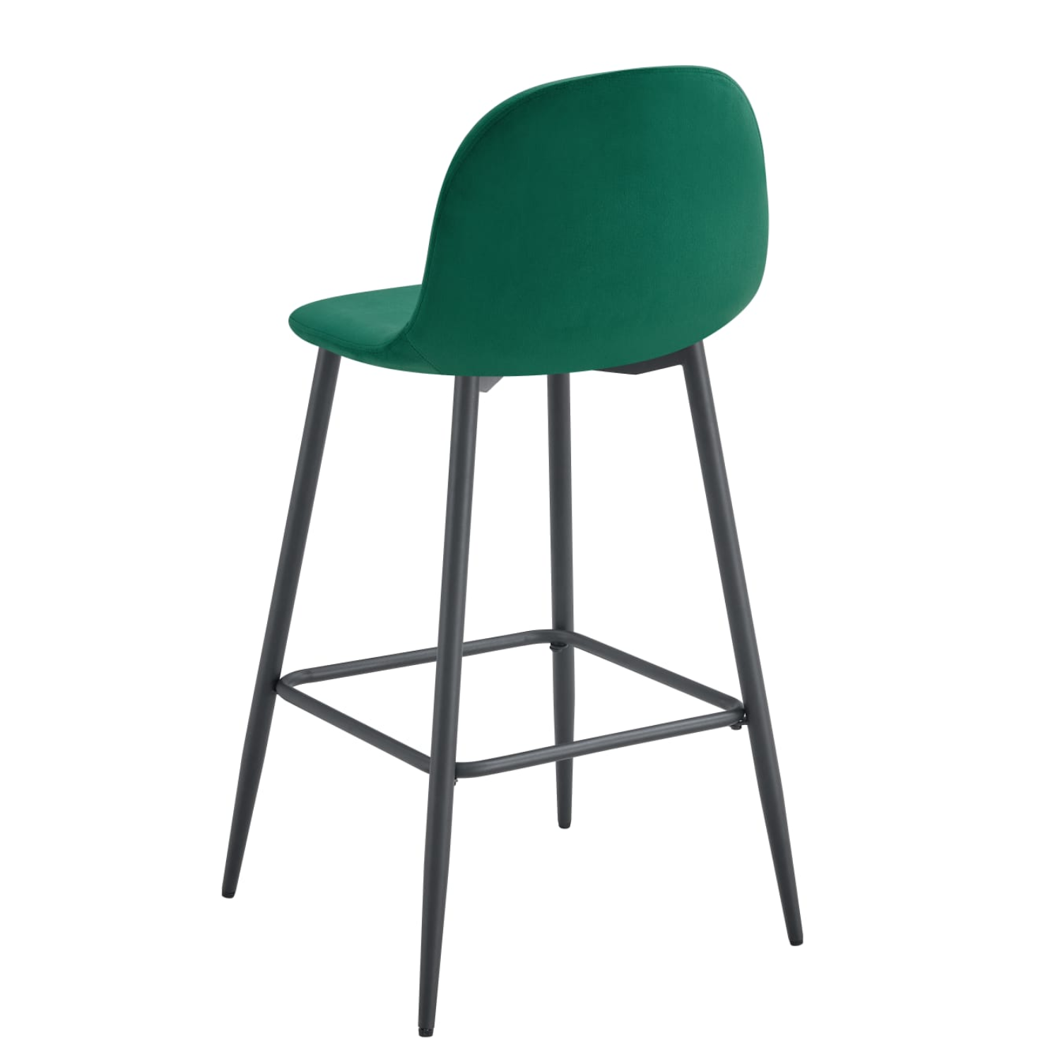 Tabouret de bar élégant en velours et métal doré – Chic, Confort et Style Scandinave