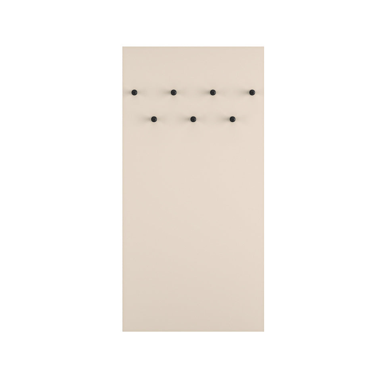 Cintre  Élégance Contemporaine en Cachemire / Velours cachemire  avec 7 Crochets Noirs