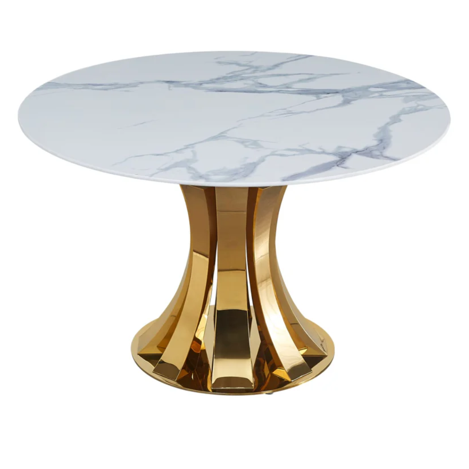 Table à manger ronde marbre de luxe TOP DESIGN