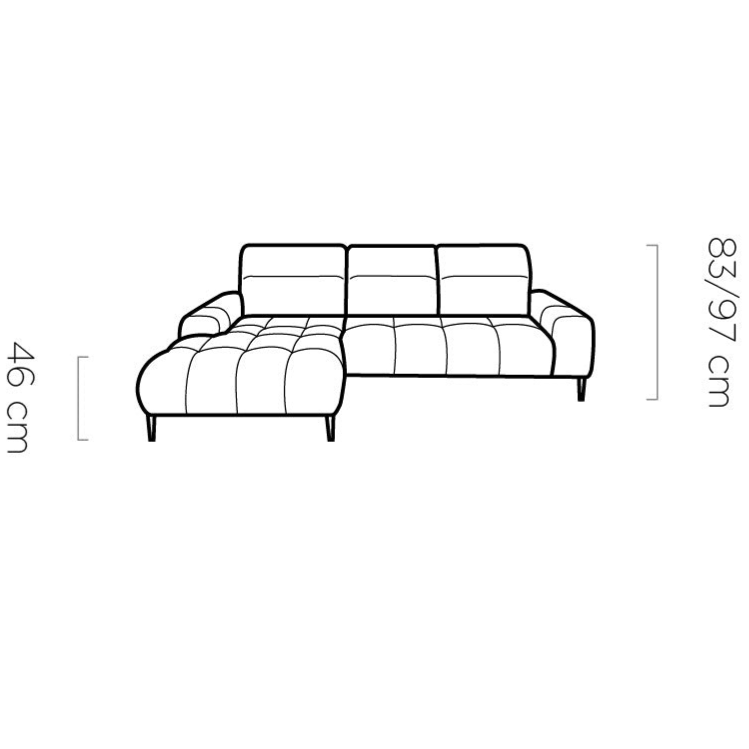 Canapé d’Angle – Confort Personnalisé avec Profondeur d’Assise Réglable