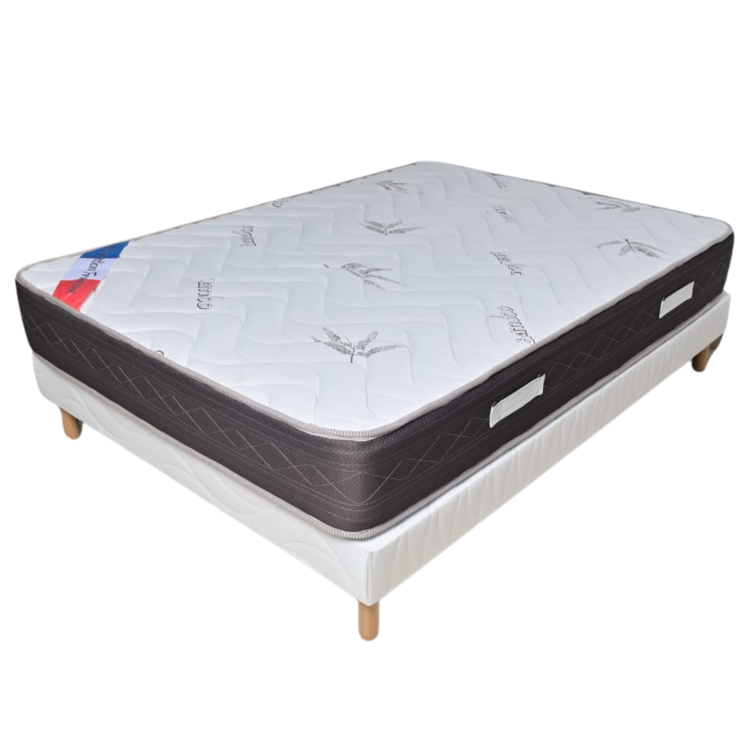 Matelas  25 cm – Mousse Haute Densité 5 Zones, Confort Ergonomique et Hypoallergénique