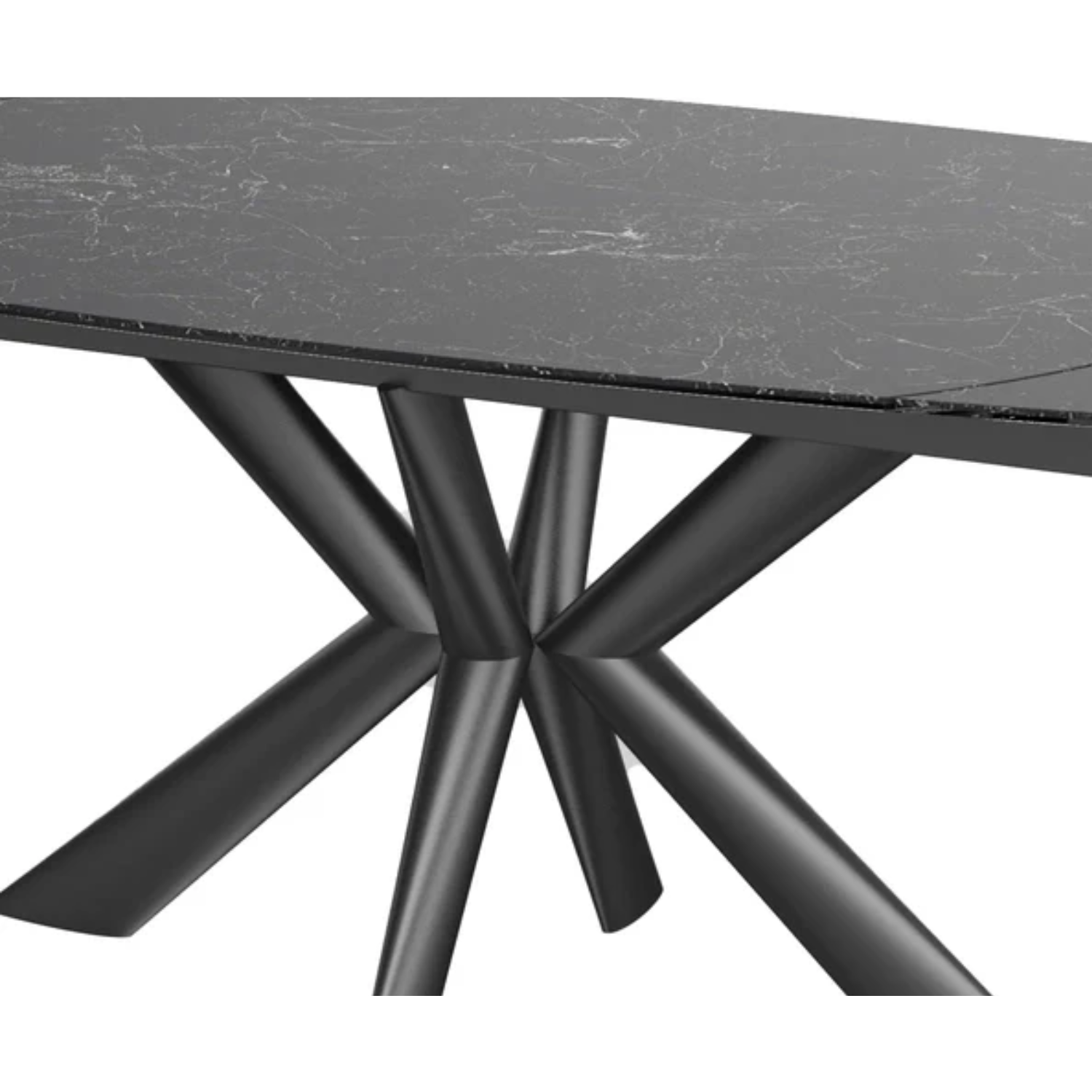 La table de salle à manger extensible Bonita : un design épuré et un plateau rotatif pour un confort optimal