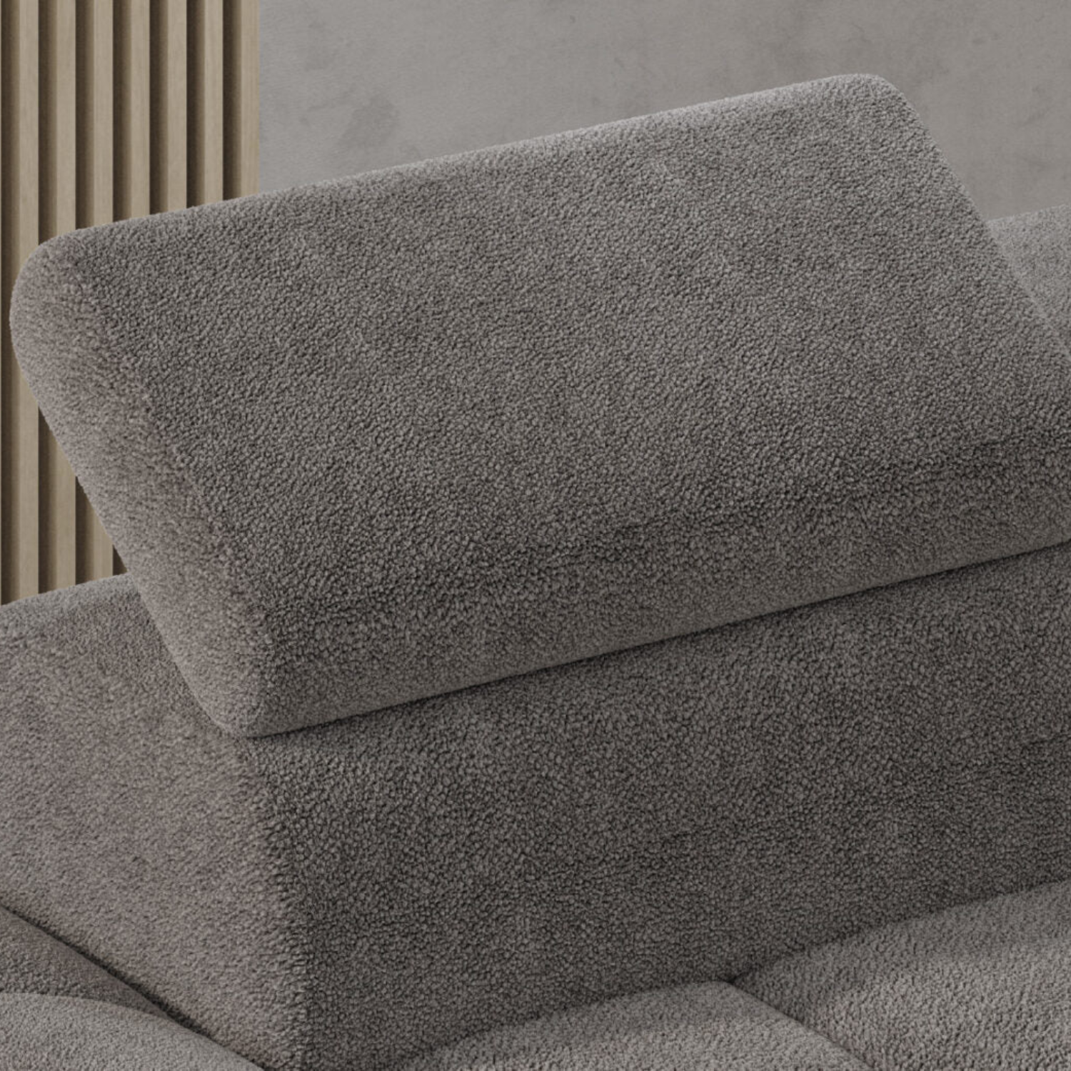 Canapé d'angle moderne avec réglage électrique de la profondeur d'assise Le canapé d'angle