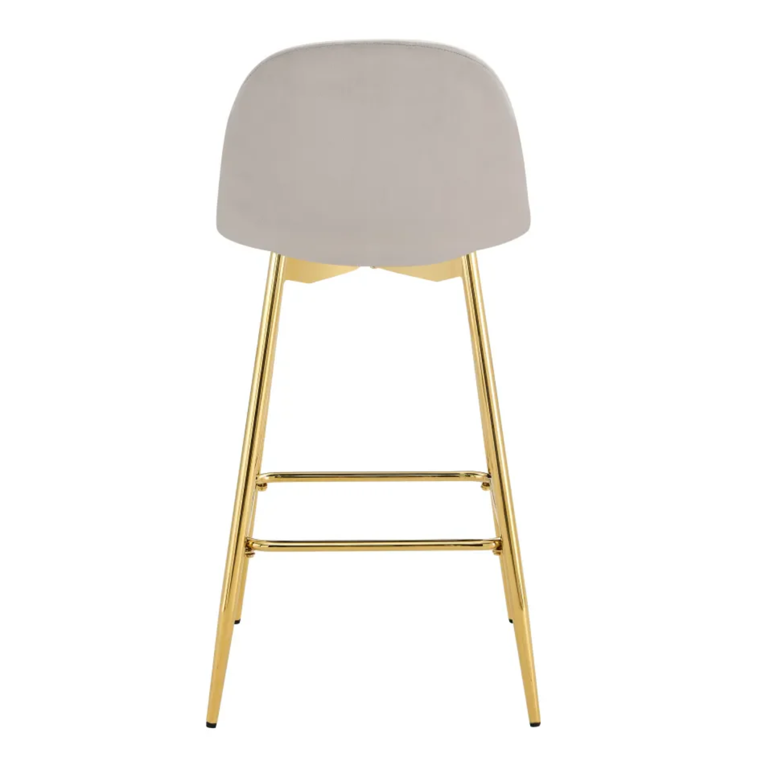 Tabouret de bar élégant en velours et métal doré – Chic, Confort et Style Scandinave