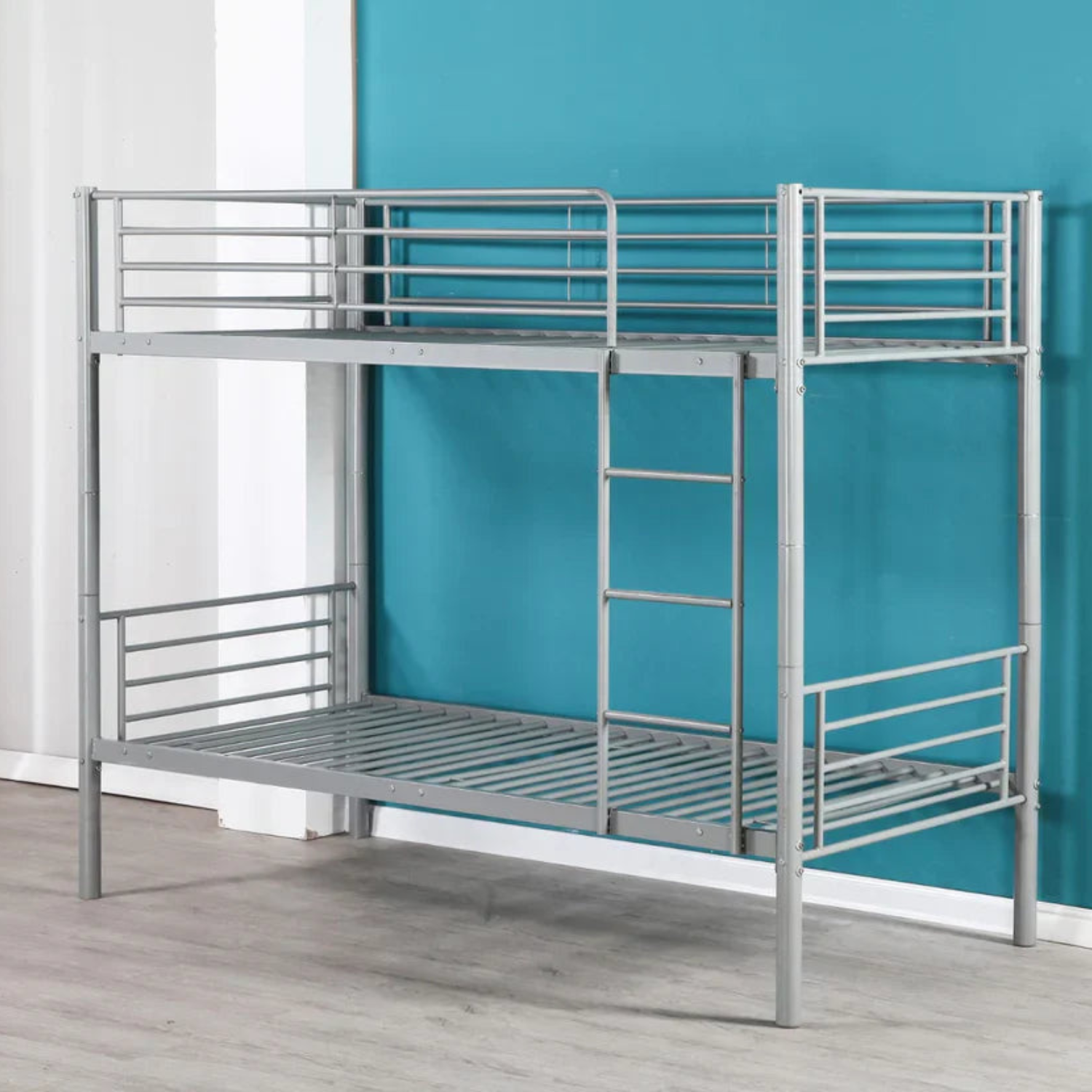 Lit superposé séparable revêtement et sommier en acier 90x 190cm