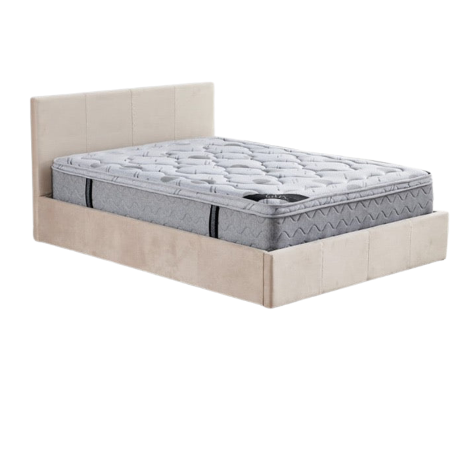 Lit Coffre en Velours – Design Élégant avec Rangement Pratique | 140x190 cm