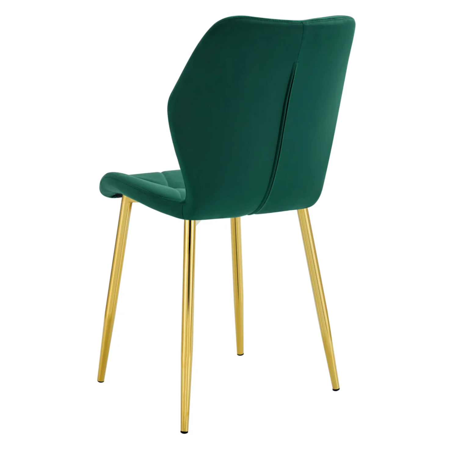 Chaise  en Velours avec Pieds Métal Noir