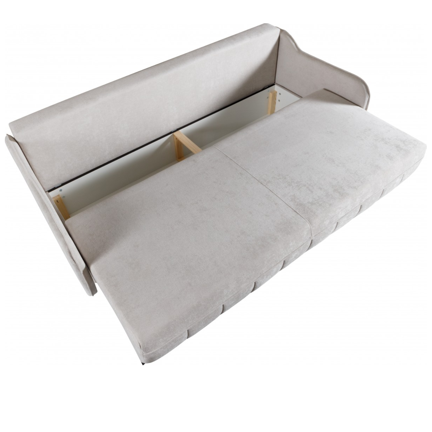 Canapé-lit 217 cm avec fonction couchage DL et coffre – confort moderne et design épuré