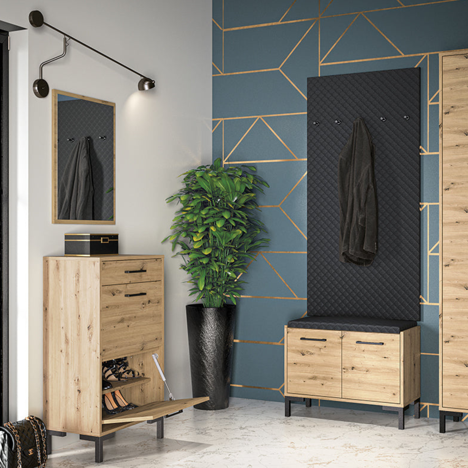 Cintre Rembourré en Chêne Artisanal – Élégance et Durabilité pour un Rangement Optimal