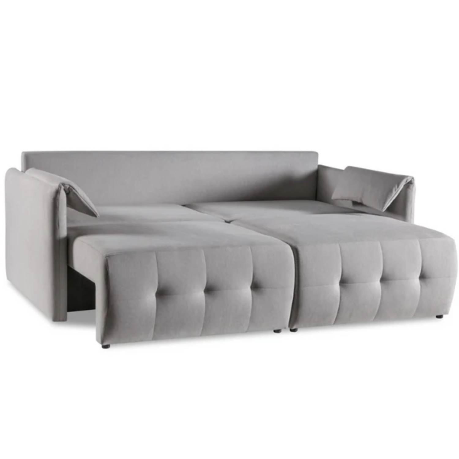 Canapé-lit moderne 215 cm avec fonction couchage et rangement - Design élégant et confort durable