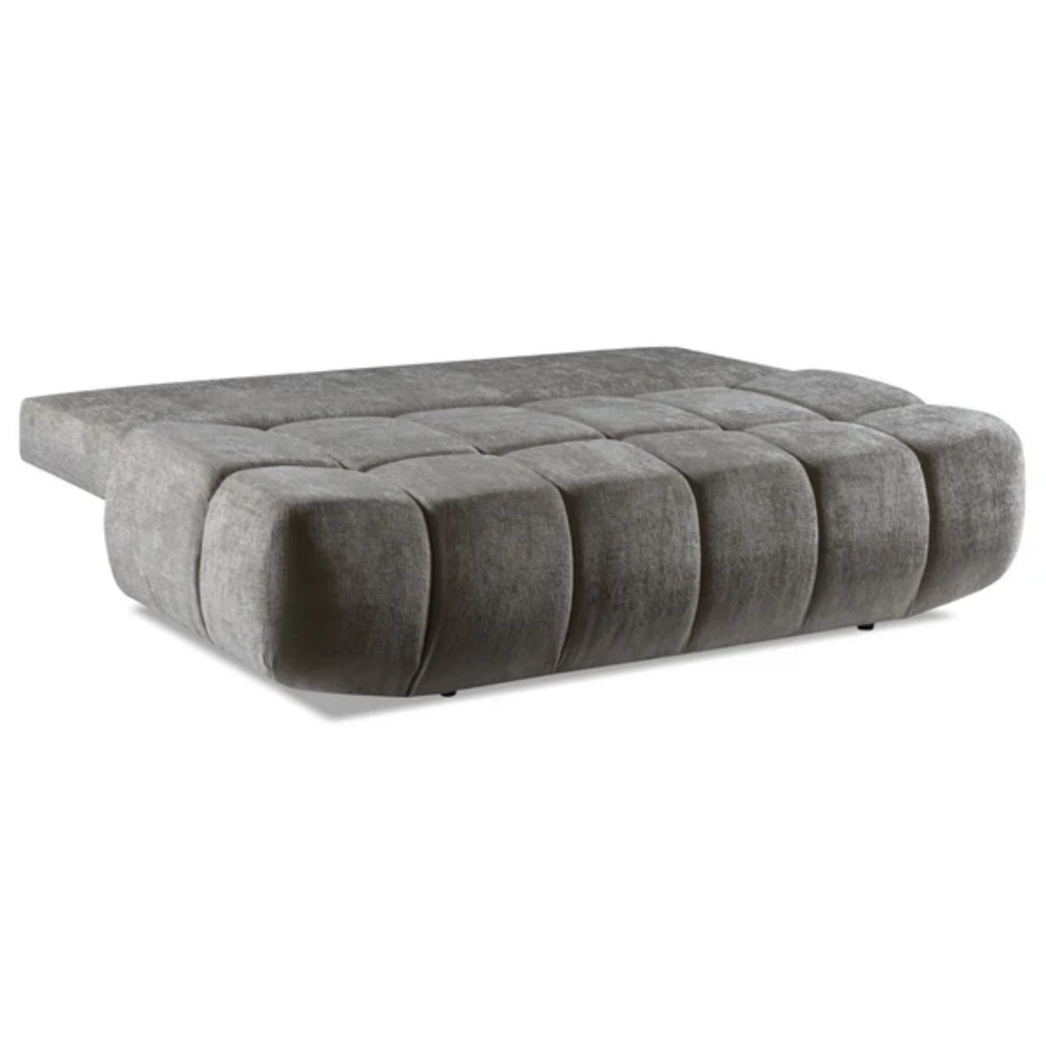 Canapé pratique 207 cm sans côtés avec fonction couchage et coffre