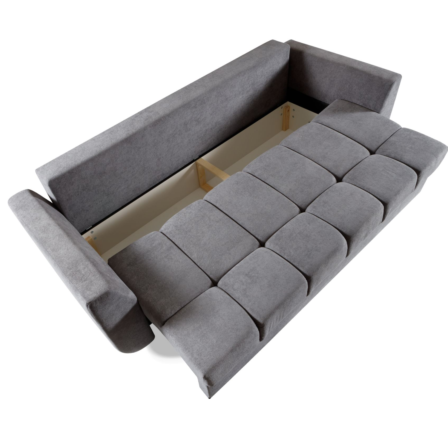 Canapé-lit moderne 245 cm avec fonction couchage et coffre – Élégance, confort et praticité au quotidien