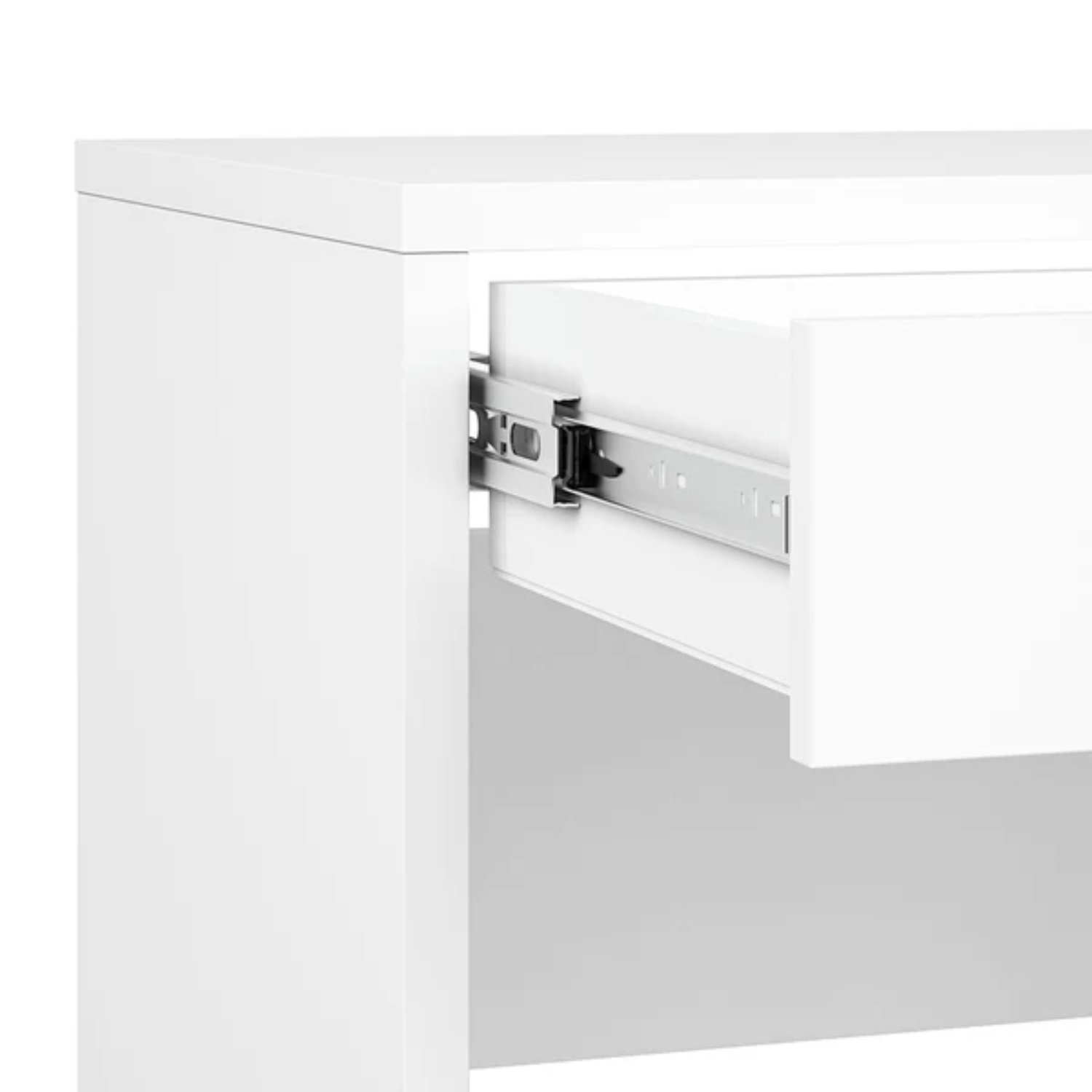 Bureau moderne blanc – Compact, résistant et design épuré pour espace de travail
