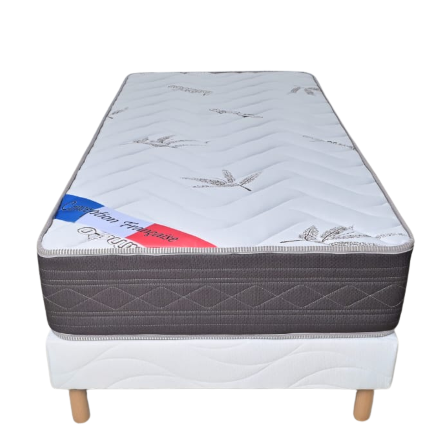 Matelas  25 cm – Mousse Haute Densité 5 Zones, Confort Ergonomique et Hypoallergénique