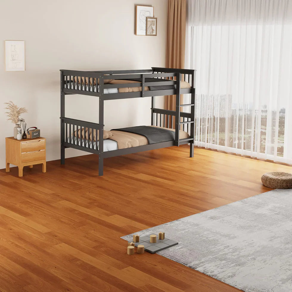 Lit superposé en bois Modèle 2+1 et 1+1 - Decora Home
