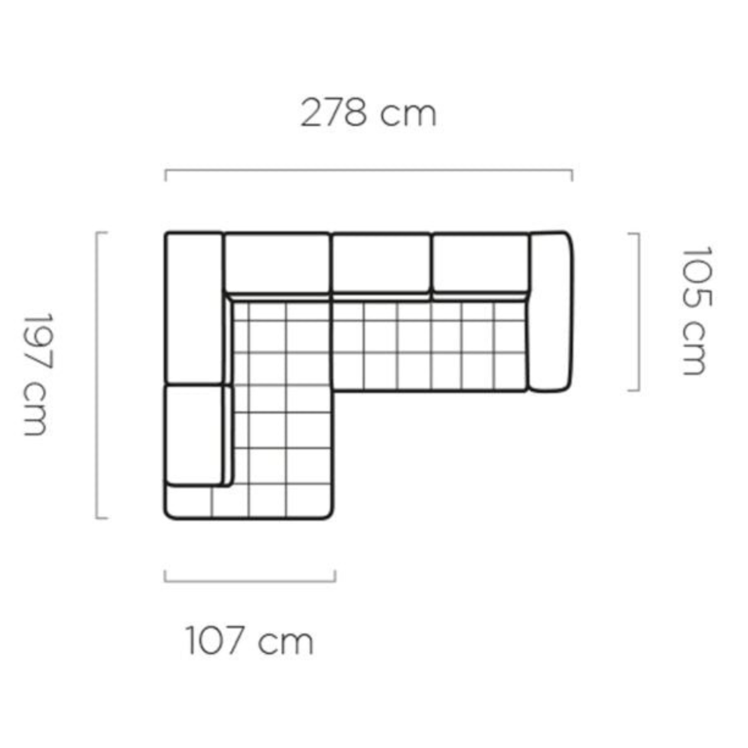 Canapé d’angle convertible électrique avec appuie-têtes réglables