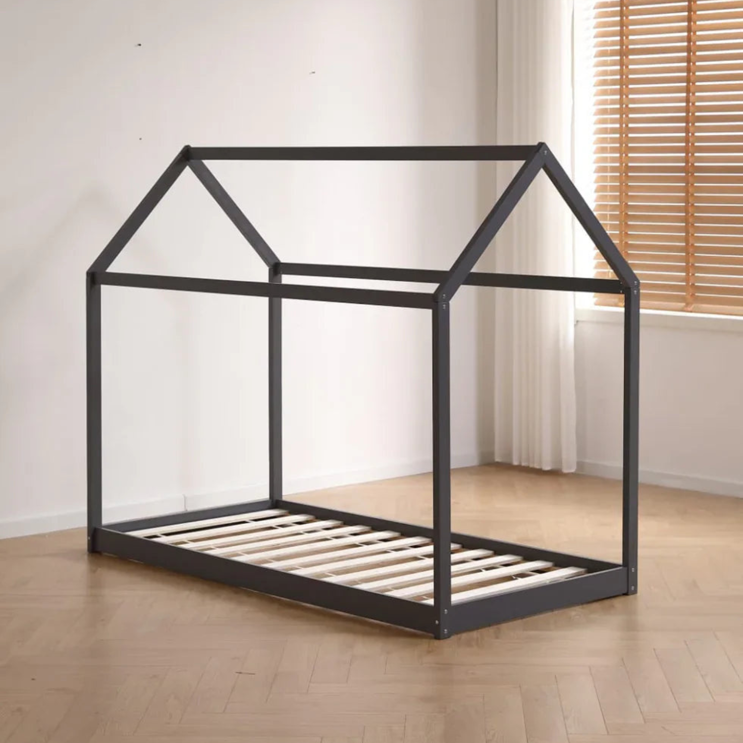 Lit Enfant – Structure MDF, Esprit Naturel 90x190 cm